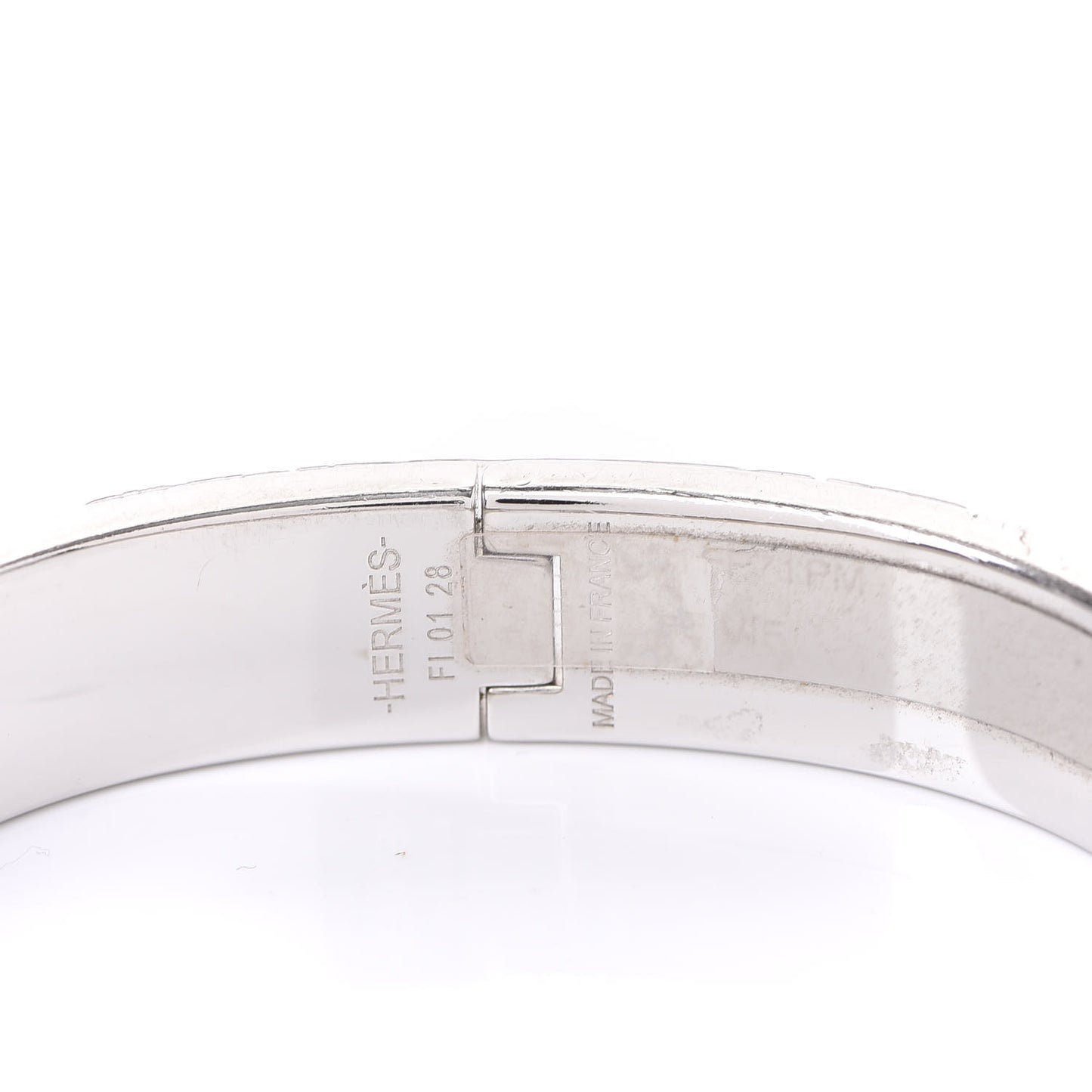 Enamel Narrow Clic Clac H Bracelet PM Rouge Vif