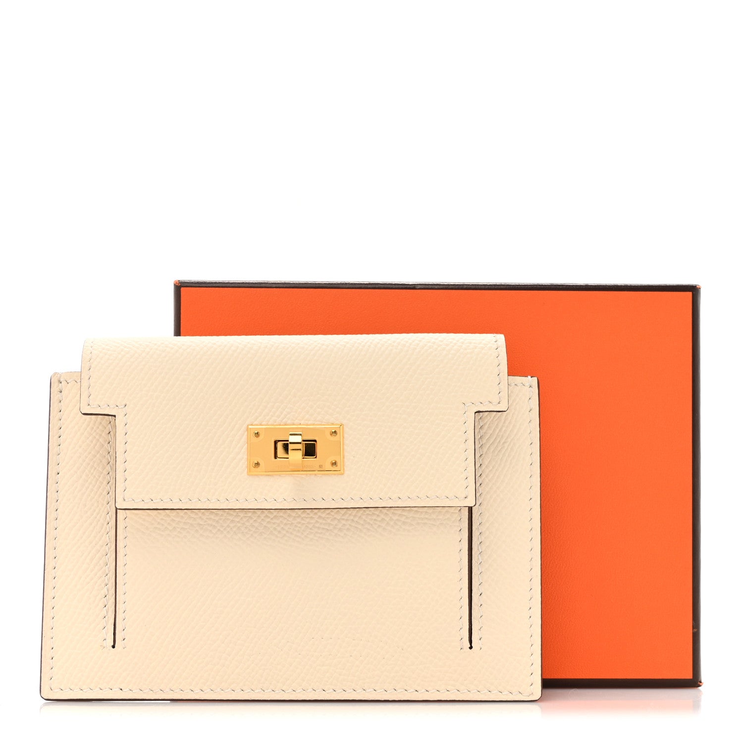 Hermes Epsom Kelly Pocket Compact Wallet Nata 10 of 10