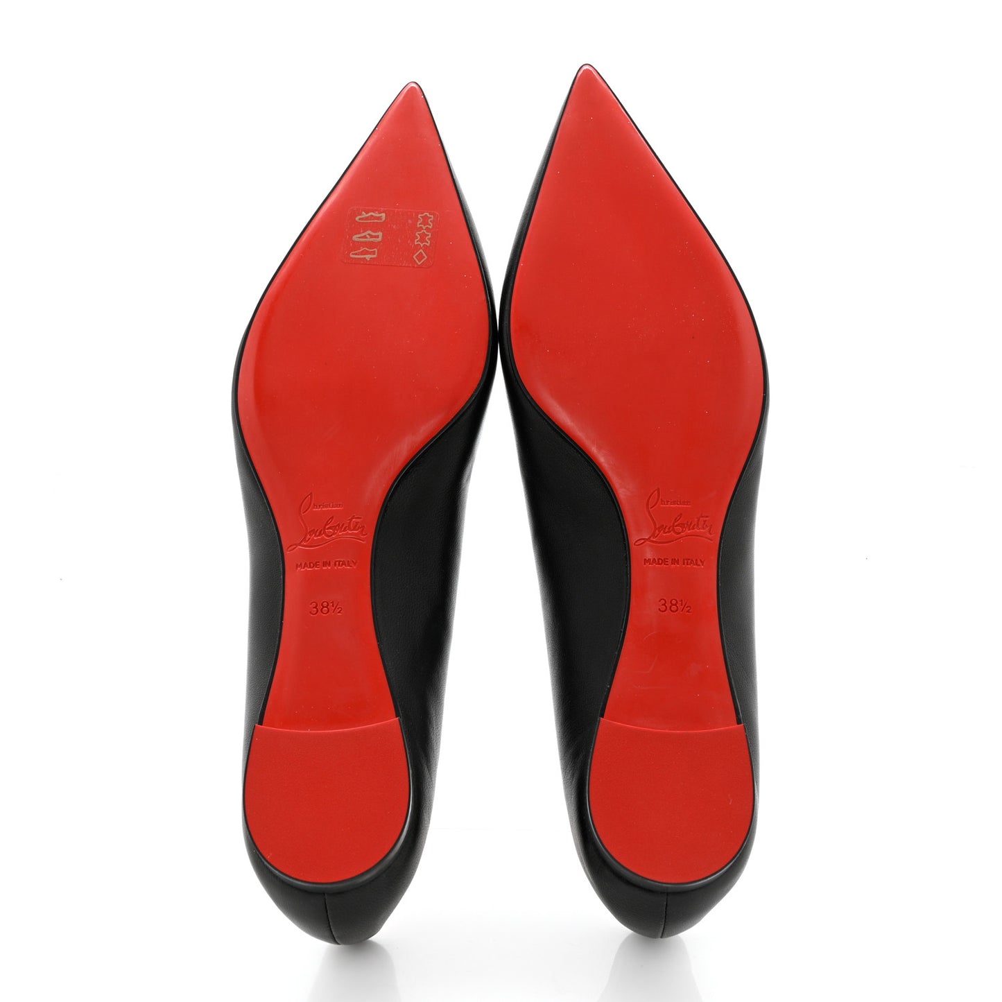 Nappa Miss Constella Flats 38.5 Black