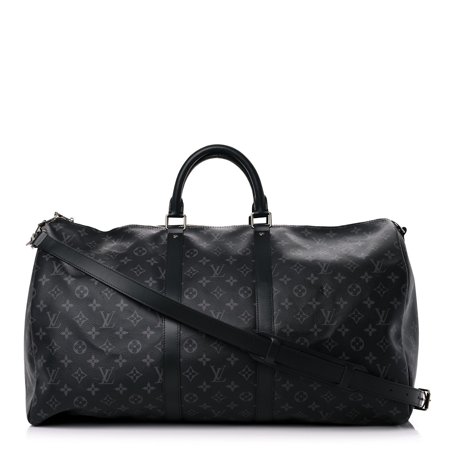 Louis Vuitton Monogram Eclipse Keepall Bandouliere 55 1 of 20