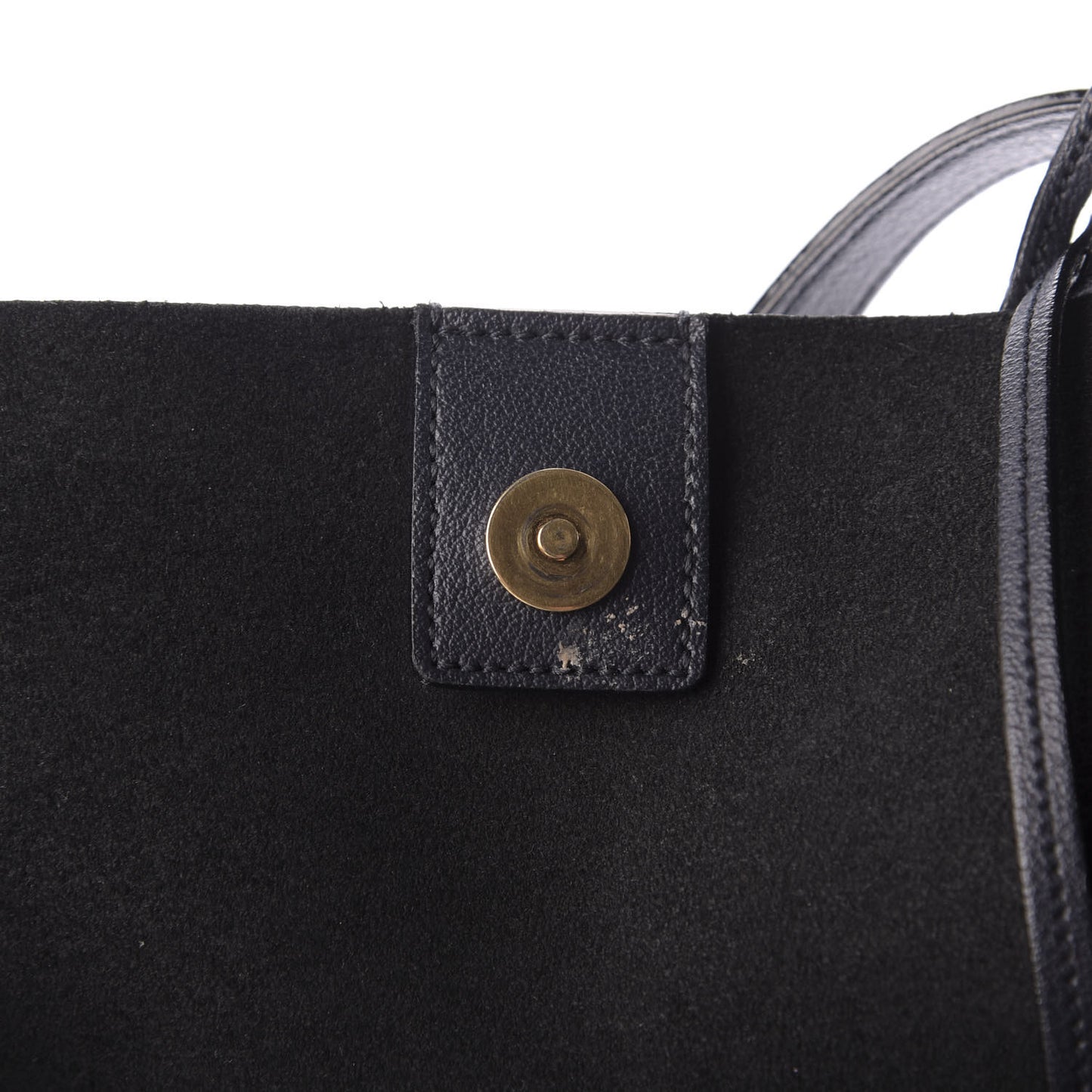 Calfskin Large Shopping Tote Black