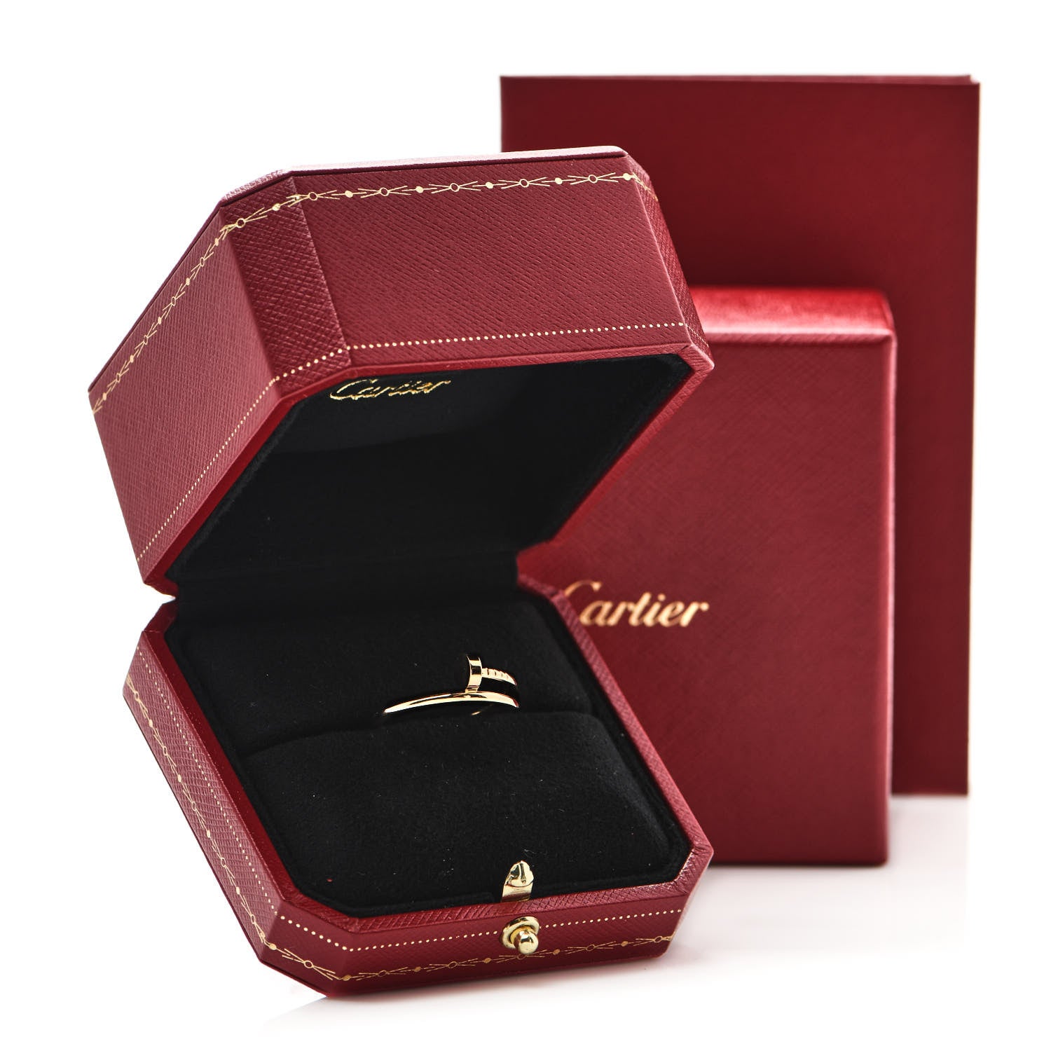 Cartier 18K Yellow Gold Small Juste Un Clou Ring 59 8.75 6 of 6