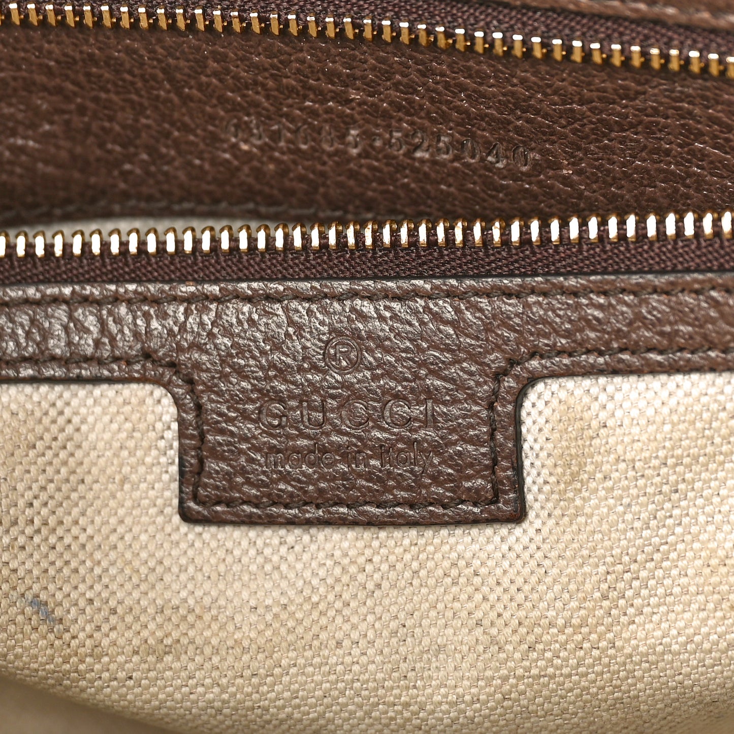 Monogram Jumbo GG Textured Dollar Calfskin Web Medium Ophidia Shopping Tote Camel Ebony