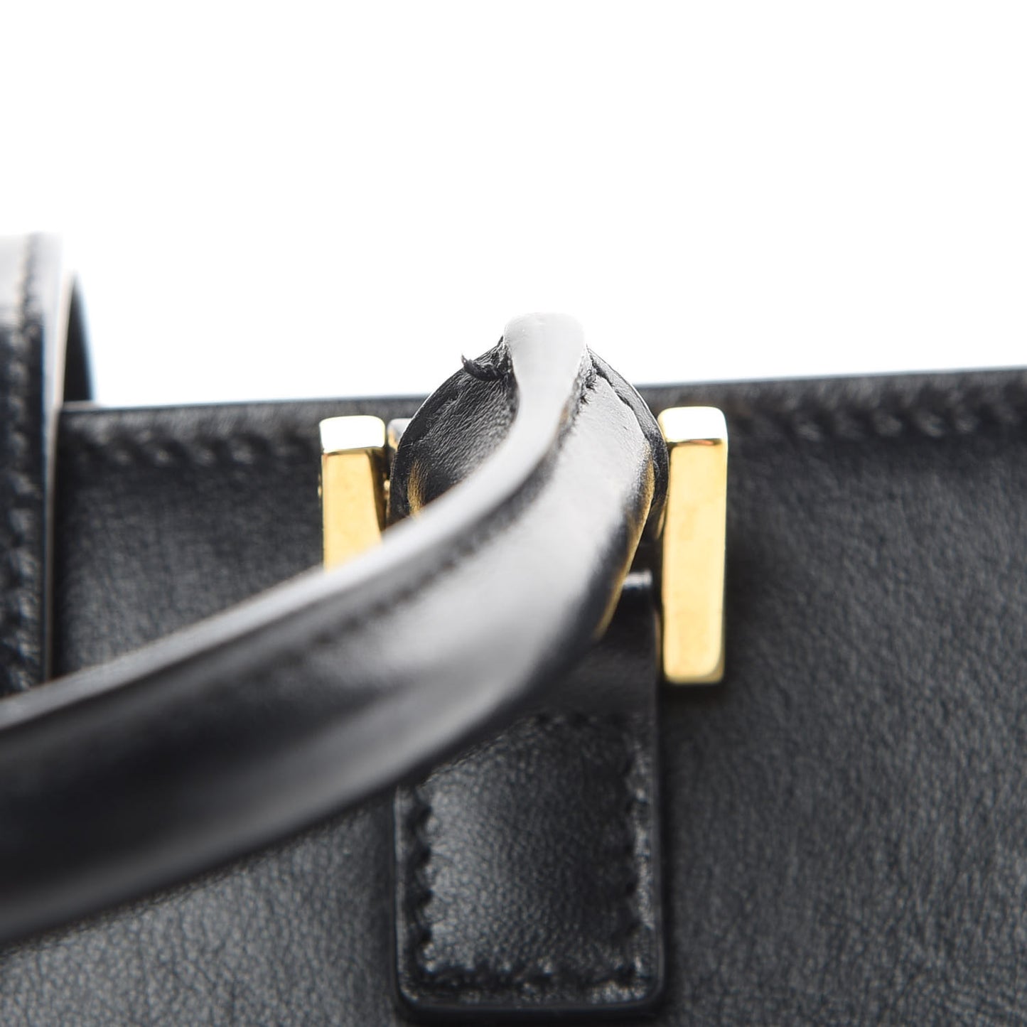 Calfskin Monogram Baby Cabas Black