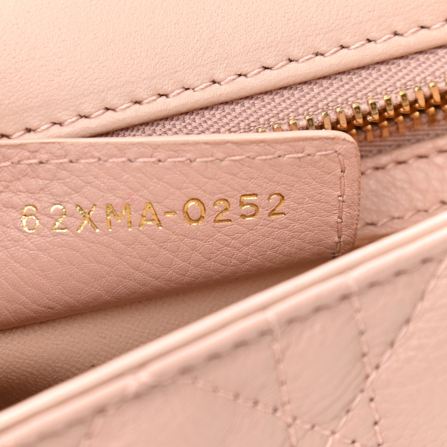 Christian Dior Calfskin Cannage Small Caro Bag Rose De Vents 9 of 10