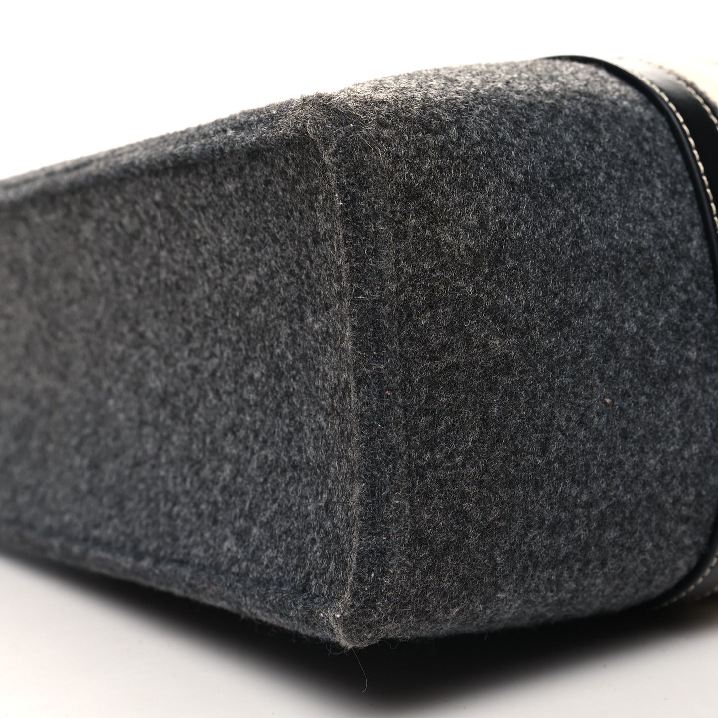 Felt Large Woody Ribbon Tote Cashmere Grey