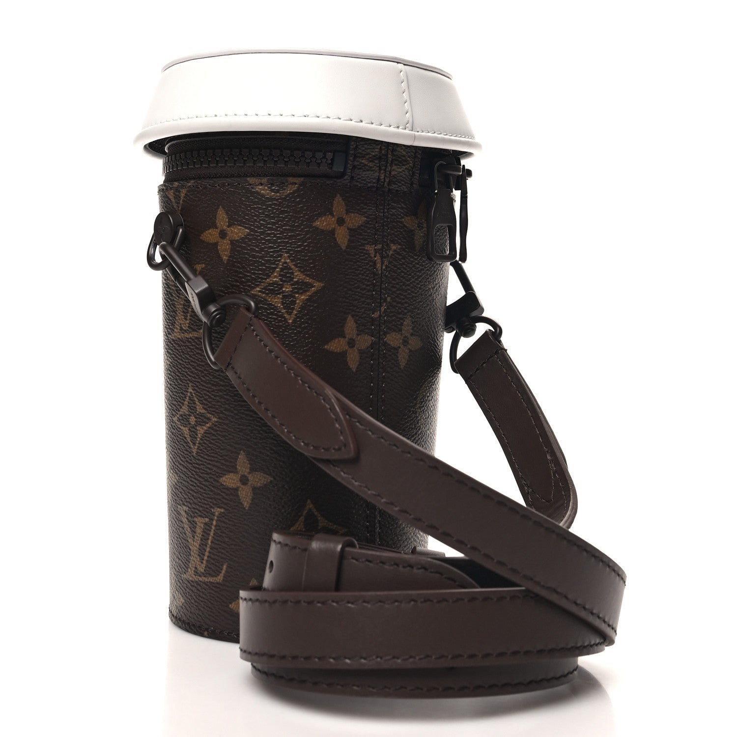 Louis Vuitton Monogram Calfskin Everyday LV Coffee Cup Pouch 3 of 9