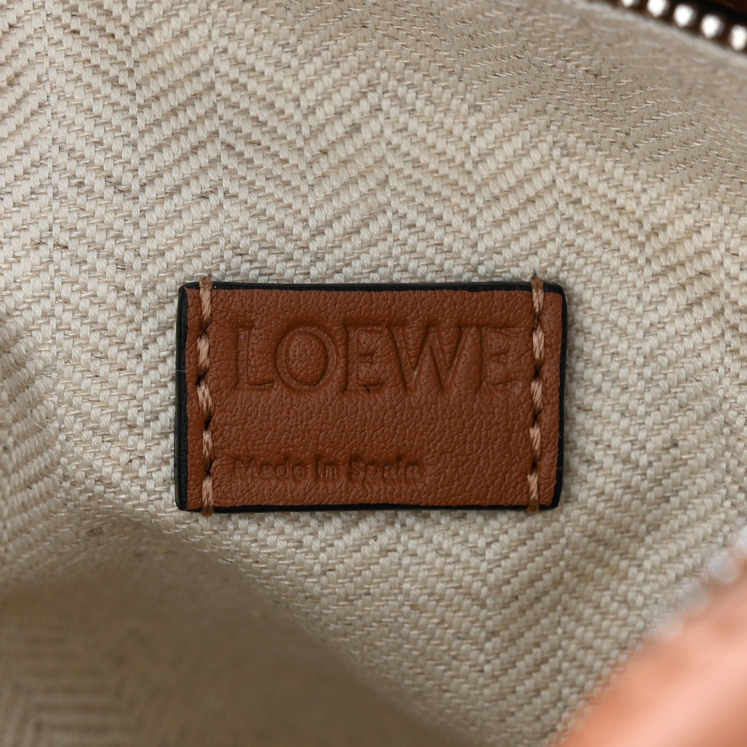 Loewe Calfskin Mini Puzzle Bag Tan 6 of 10