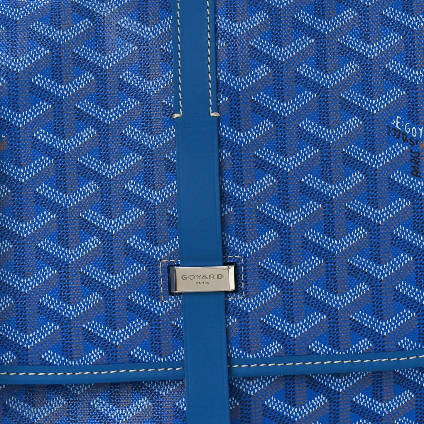 Goyardine Belvedere II MM Messenger Bag Sky Blue