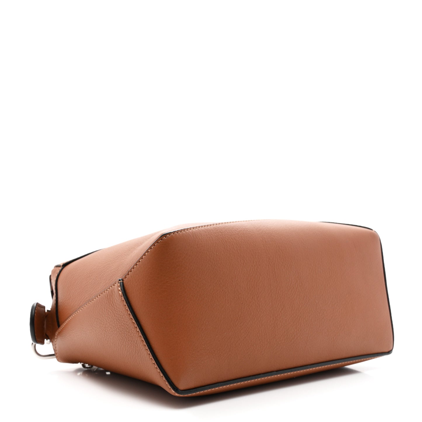 Calfskin Small Puzzle Edge Bag Tan