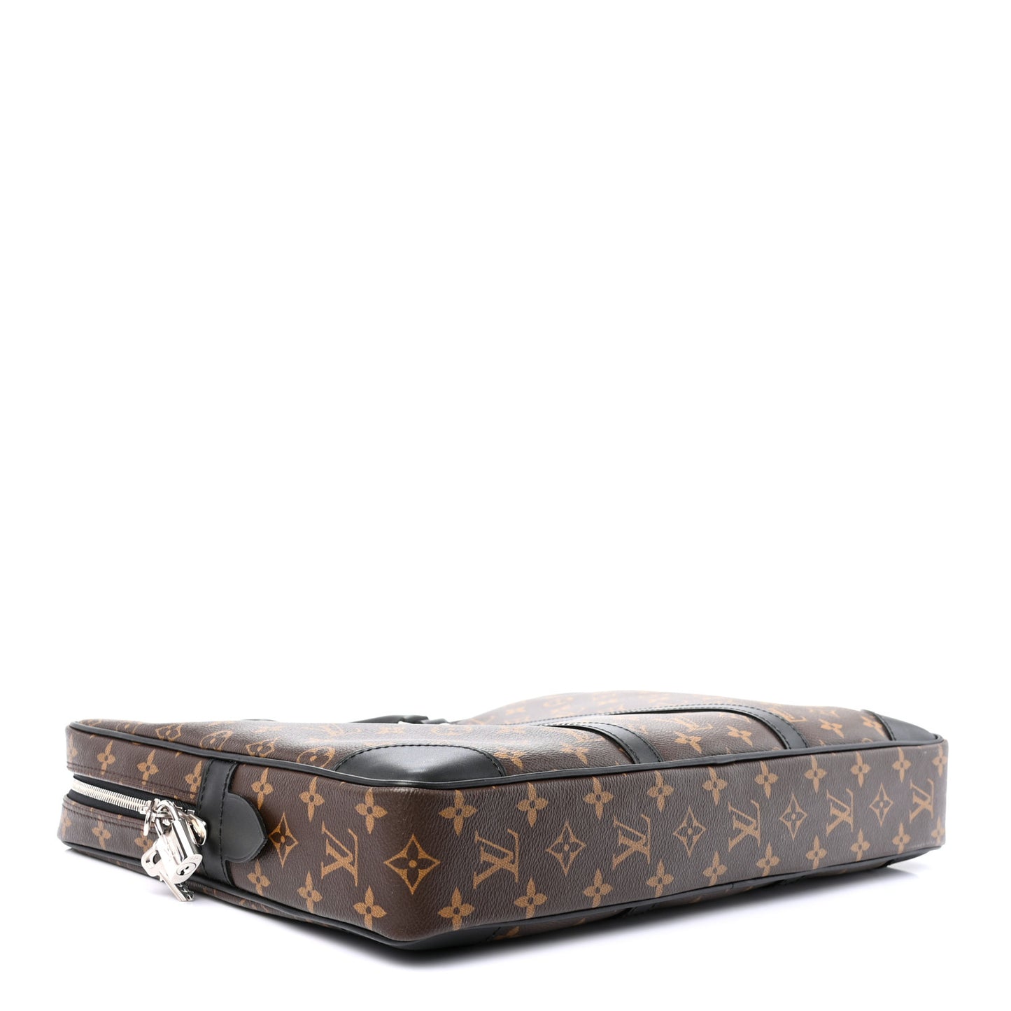 Monogram Macassar Porte Documents Voyage Soft Briefcase