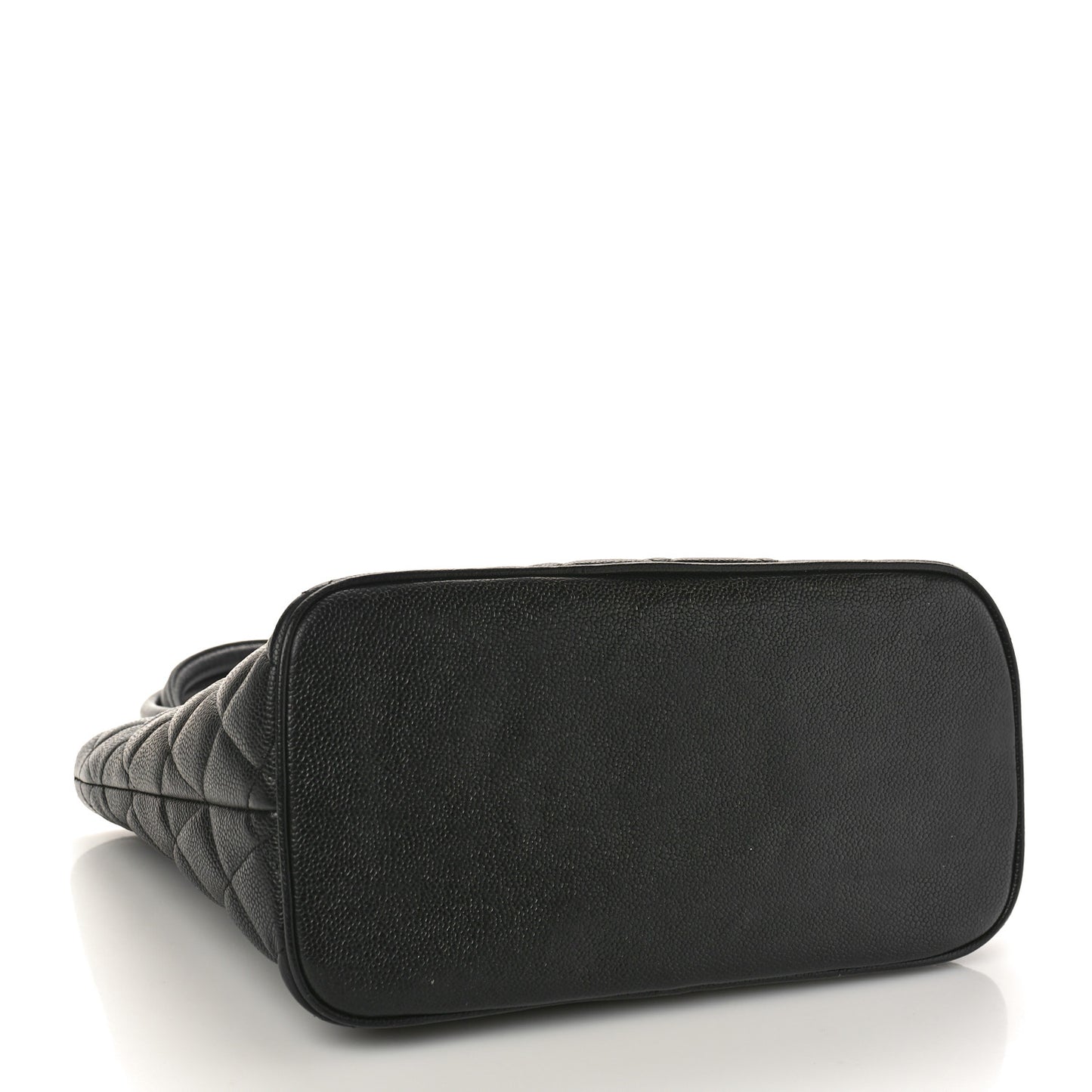 Caviar Quilted Medallion Tote Black