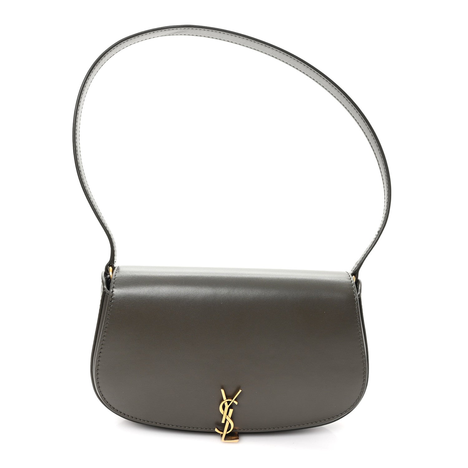 YVES SAINT LAURENT ショルダー Saint Laurent Box Calfskin Mini Voltaire Shoulder Bag Deep Musk