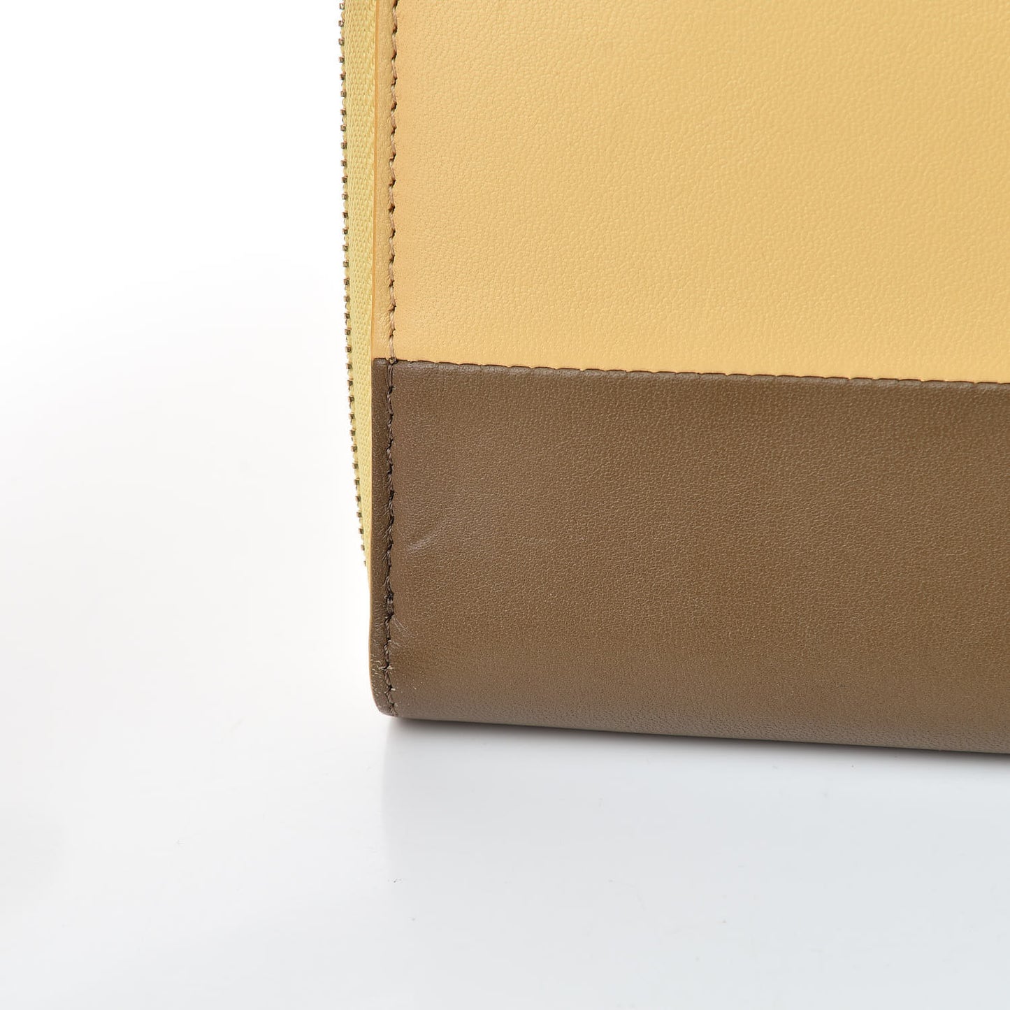 Lambskin Large Zip Around Multifunction Wallet Butter