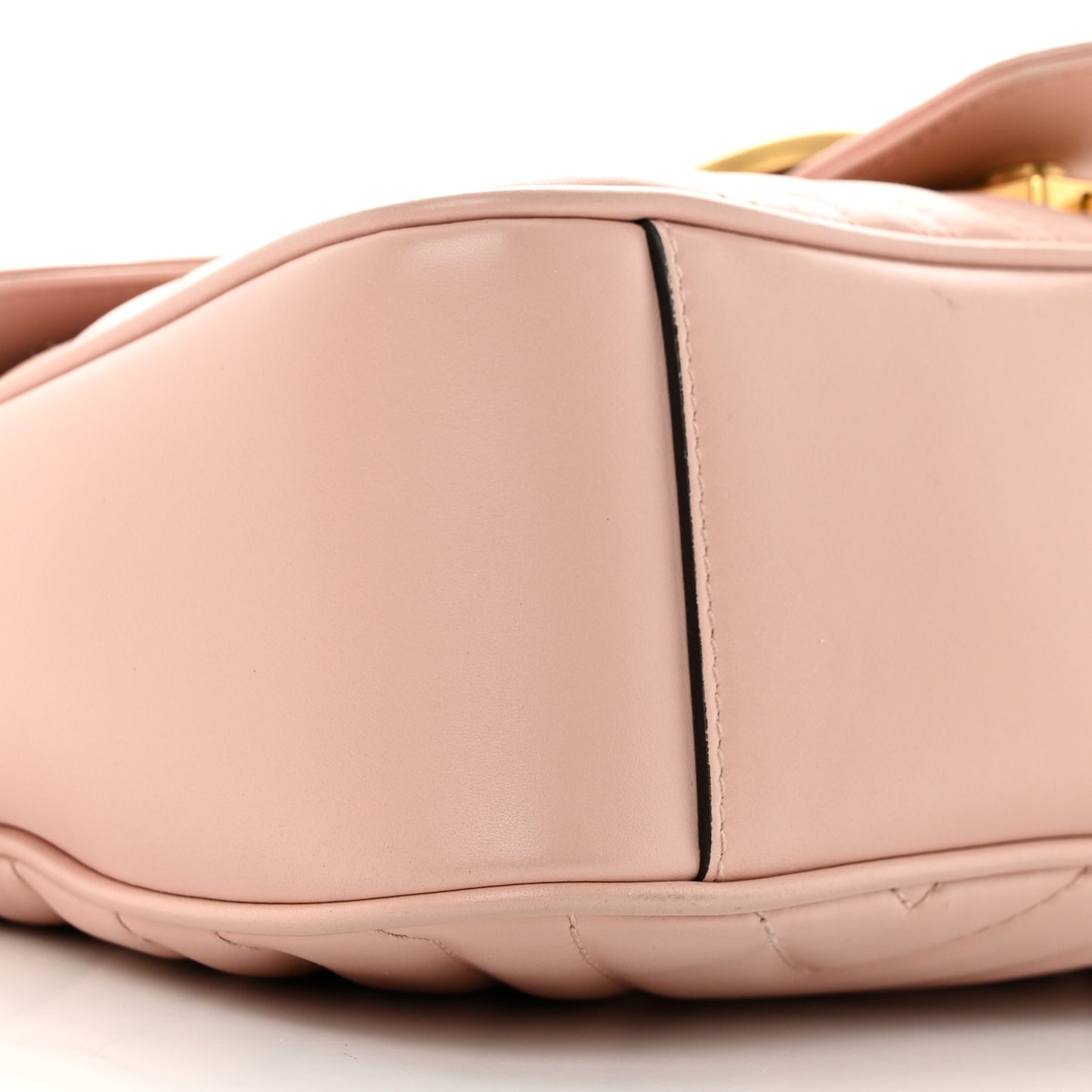 Calfskin Matelasse Small GG Marmont Shoulder Bag Perfect Pink