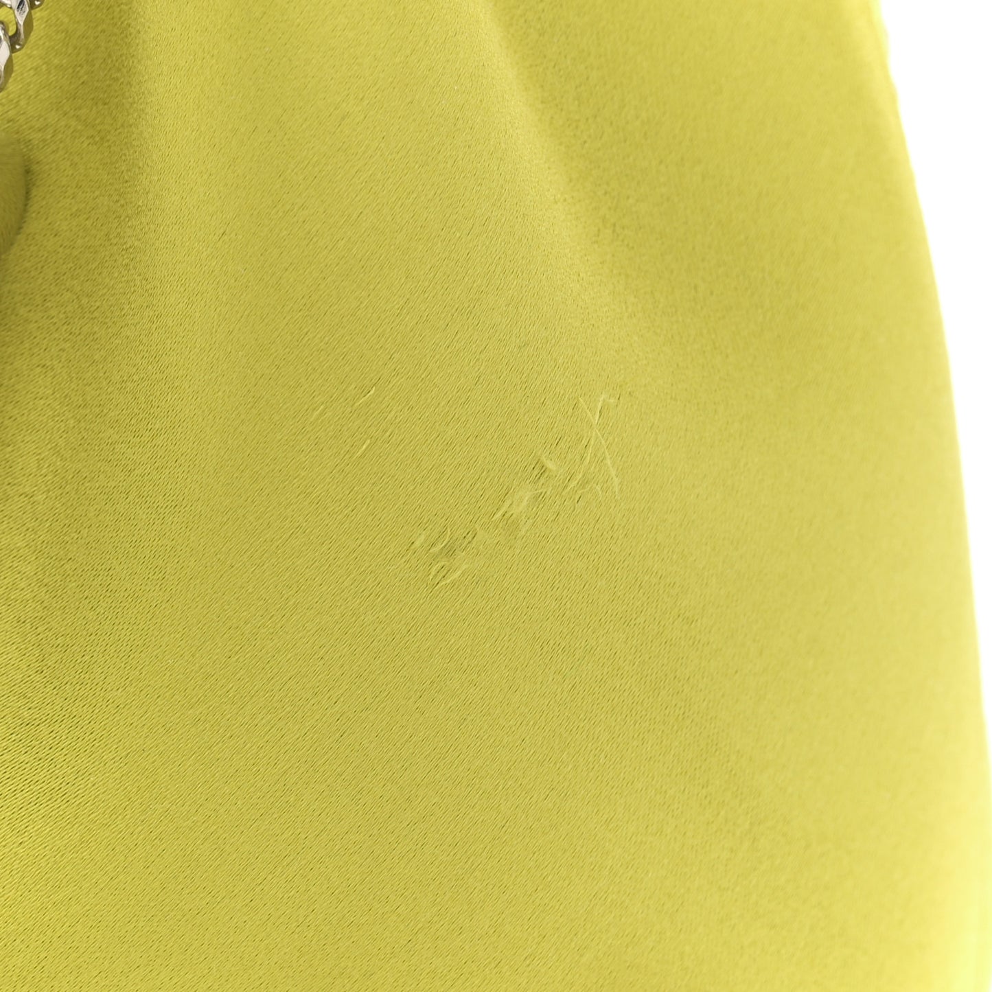 Satin Crystal Embellished Bon Bon Bag Lime