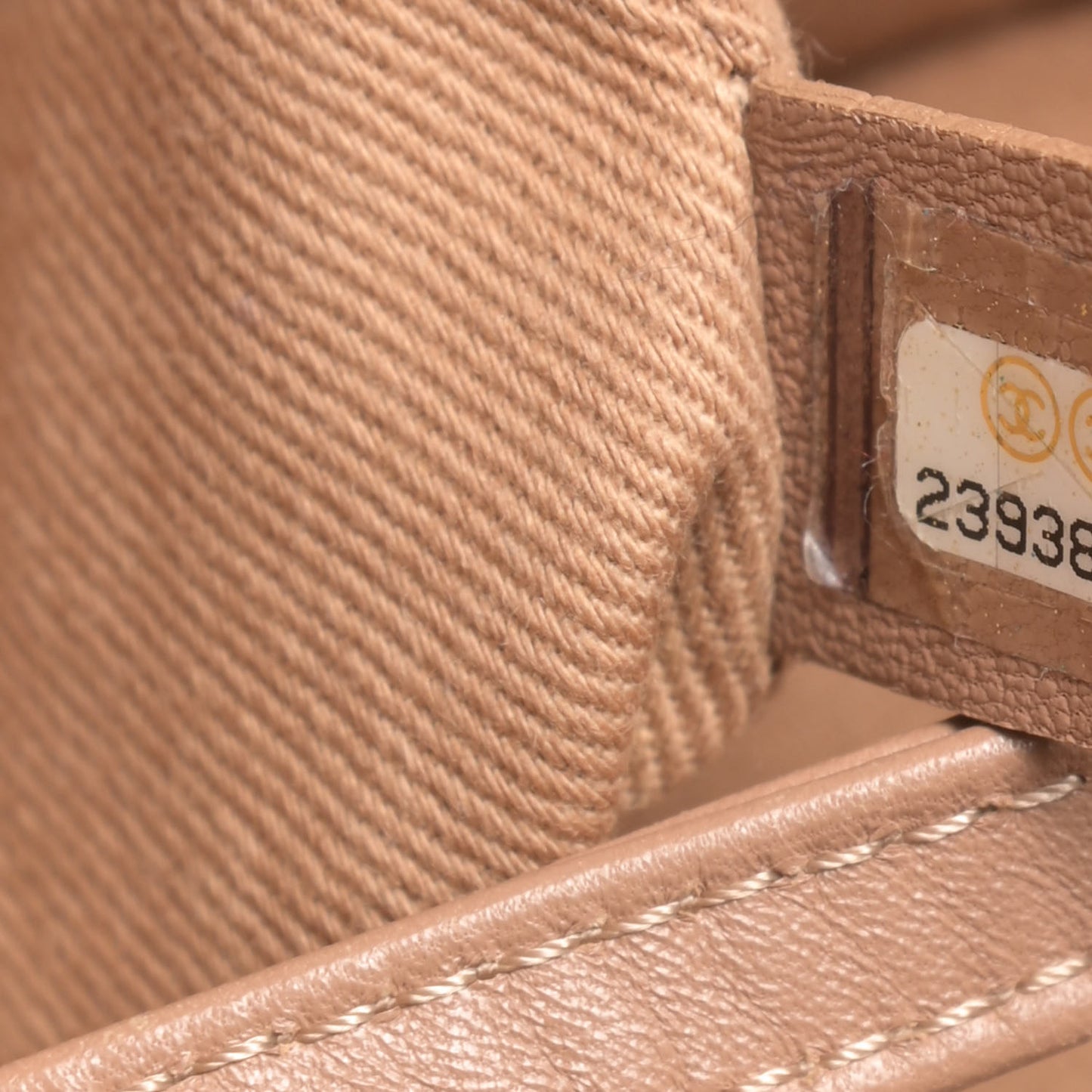 Canvas Sequin Medium Deauville Tote Ecru