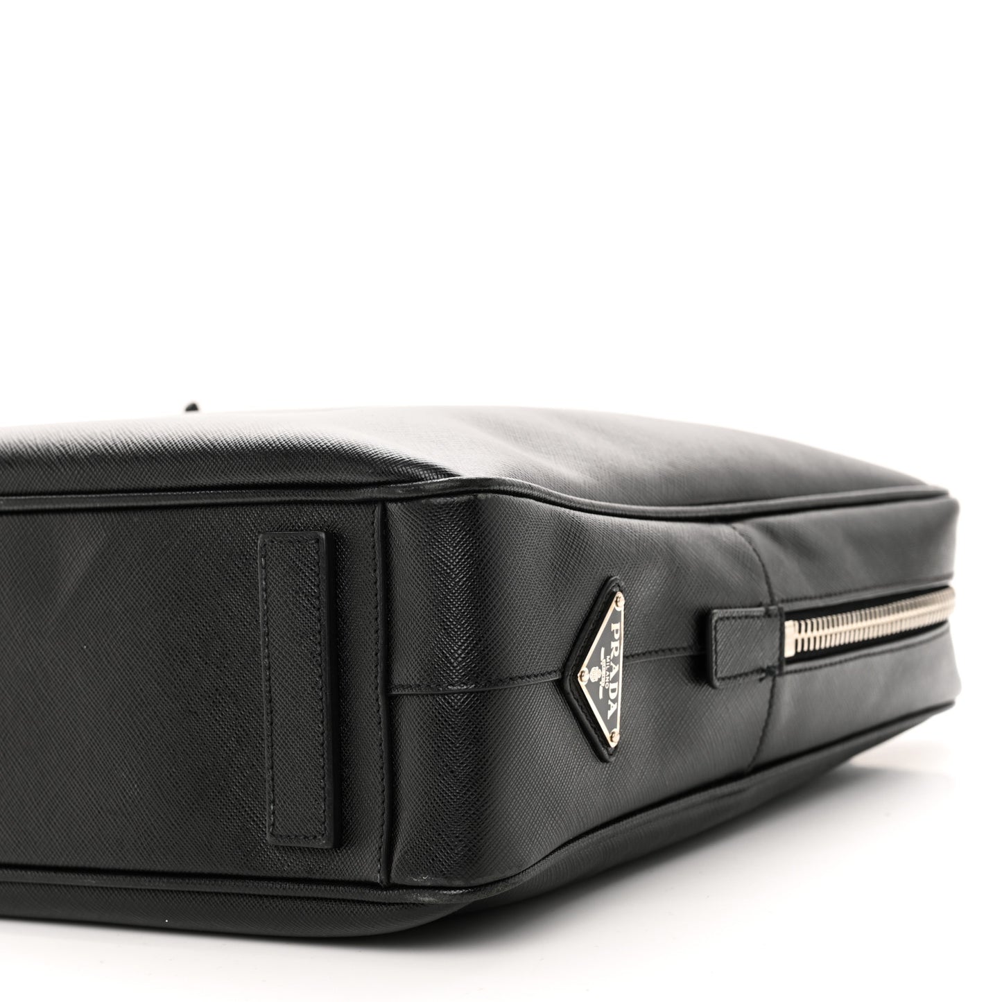 Saffiano Travel Briefcase Black