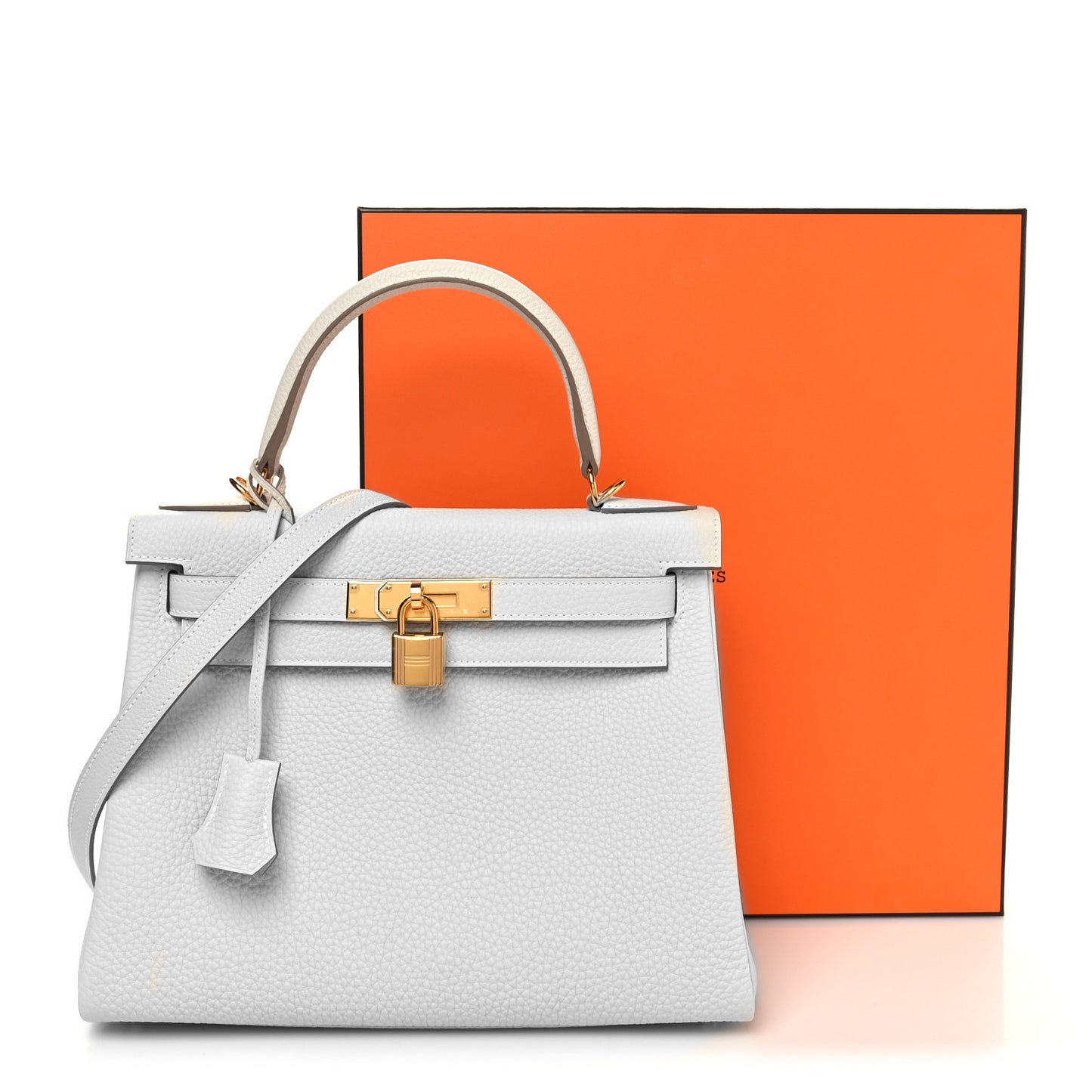 Togo Kelly Retourne 28 Gris Pale