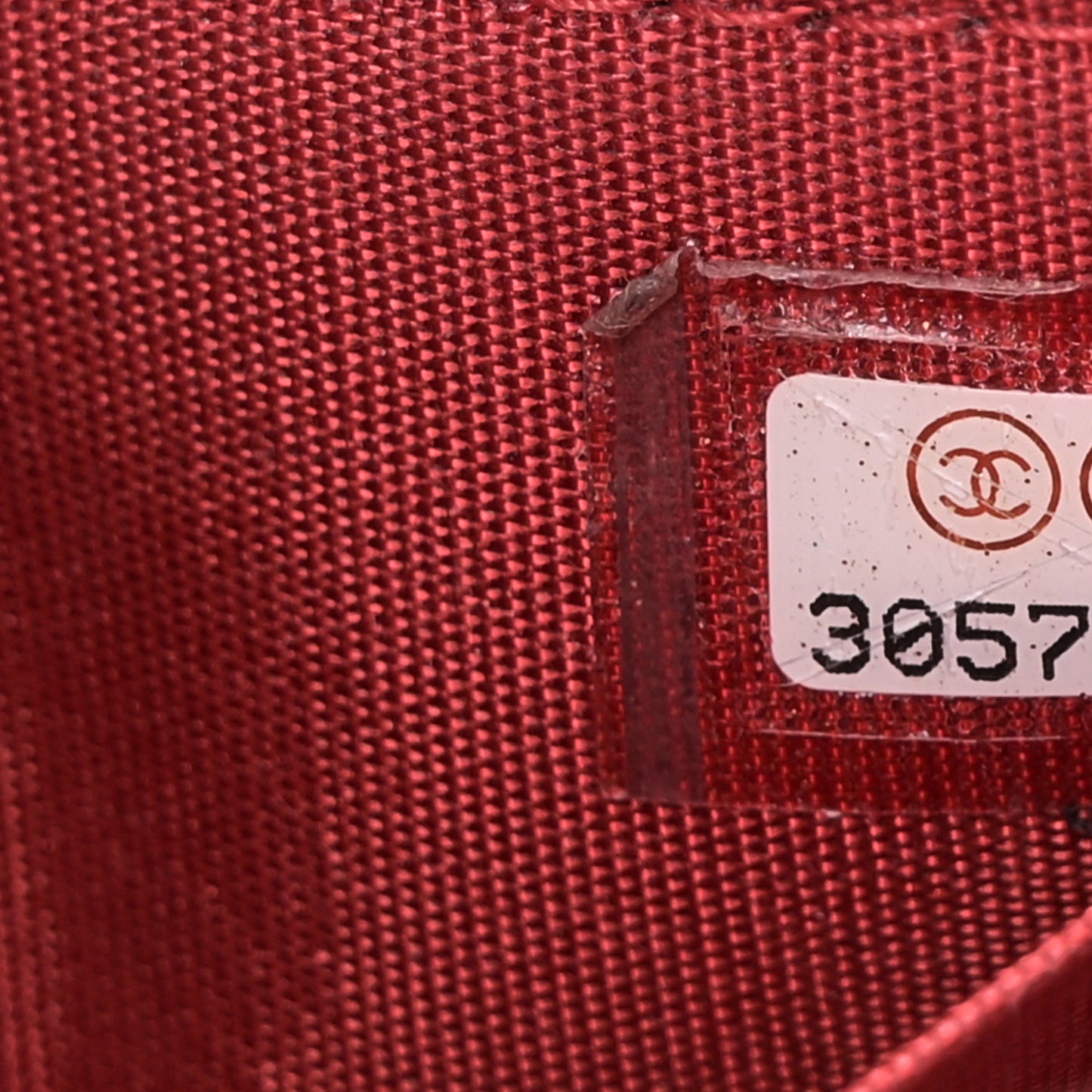 Shiny Lambskin Quilted Extra Mini Flap Red