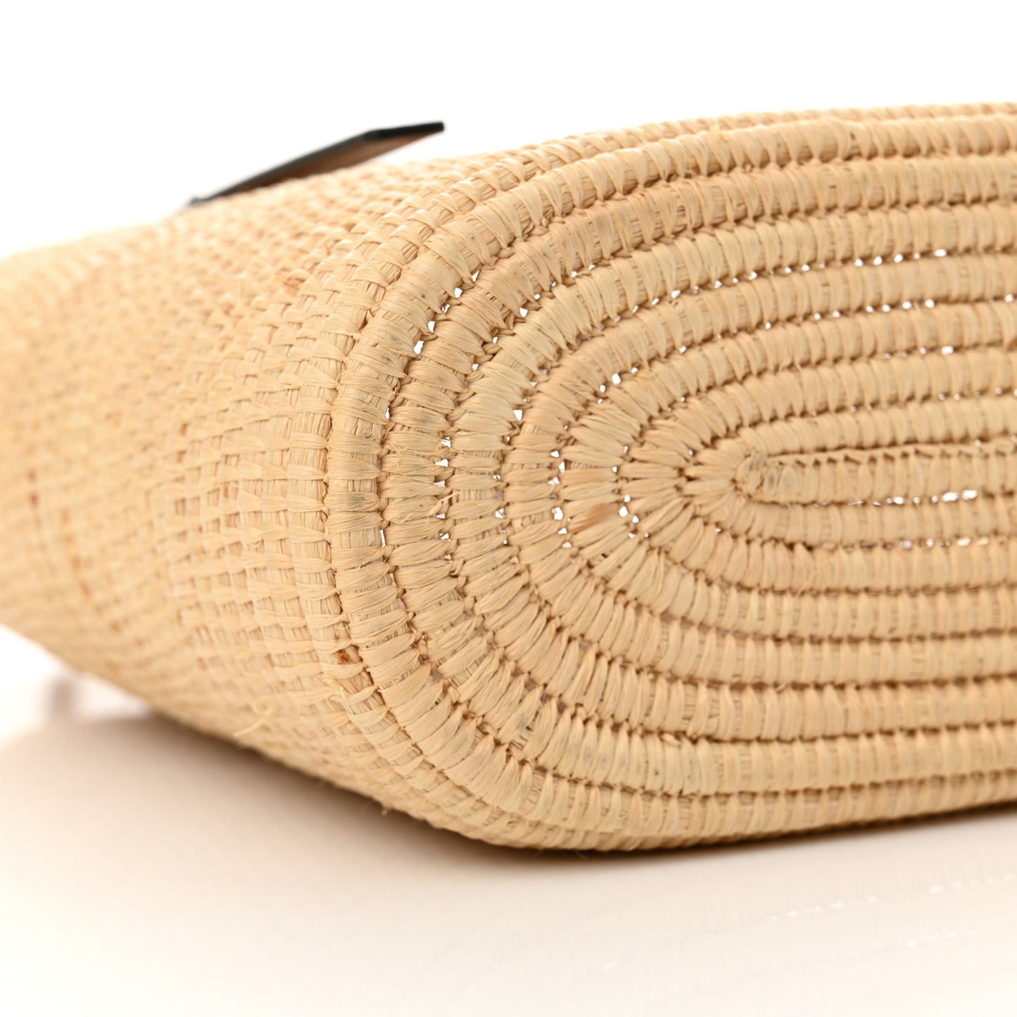 Raffia Small Square Basket Tote Bag Natural Tan