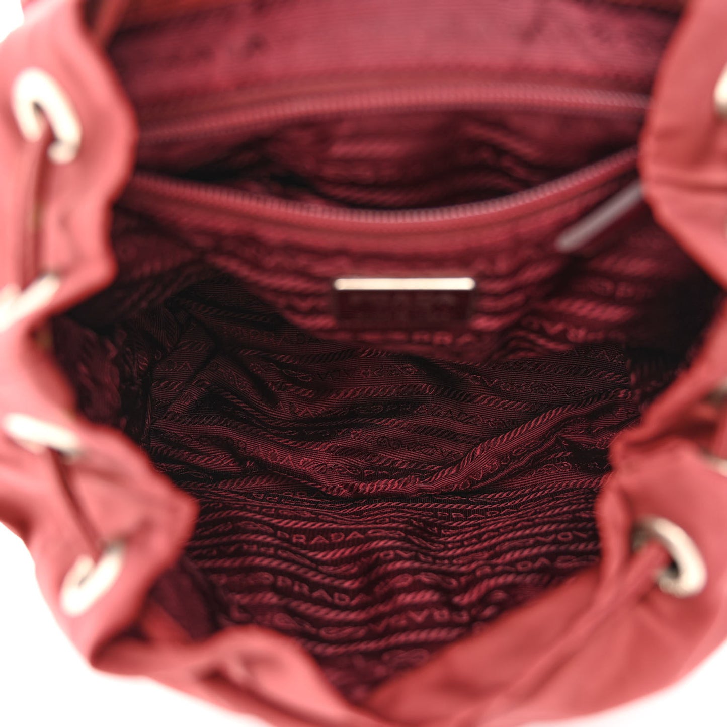 Nylon Vela Small Backpack Rosso