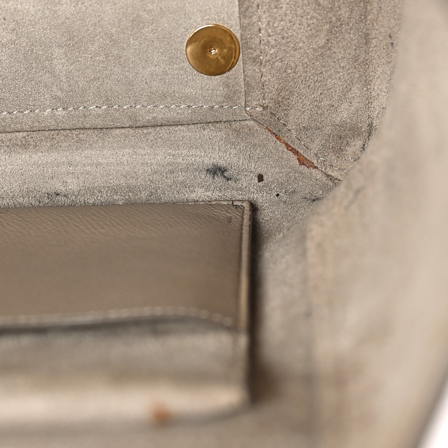 Grained Calfskin Mini Belt Bag Light Taupe