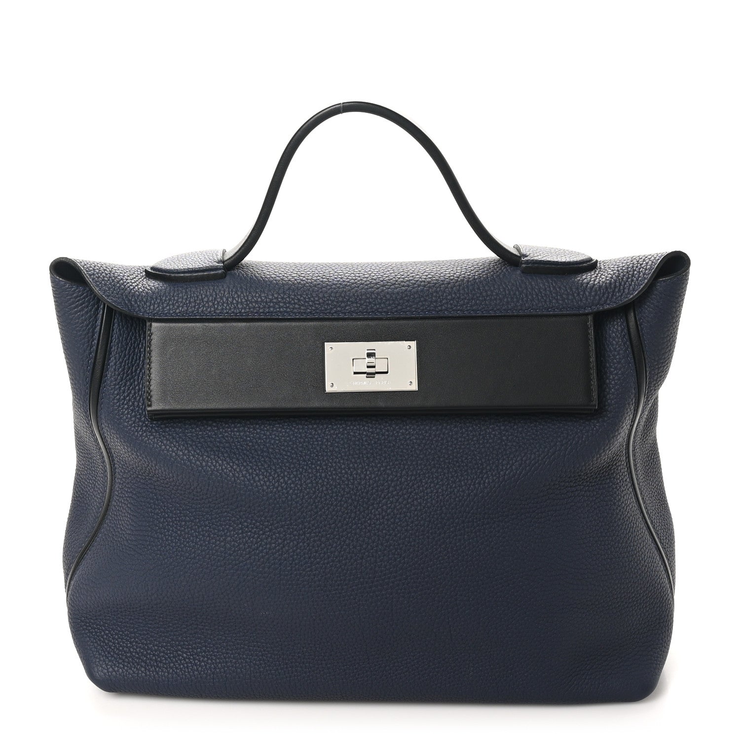 Hermes Togo Swift 24/24 35 Bleu Nuit Black 1 of 10