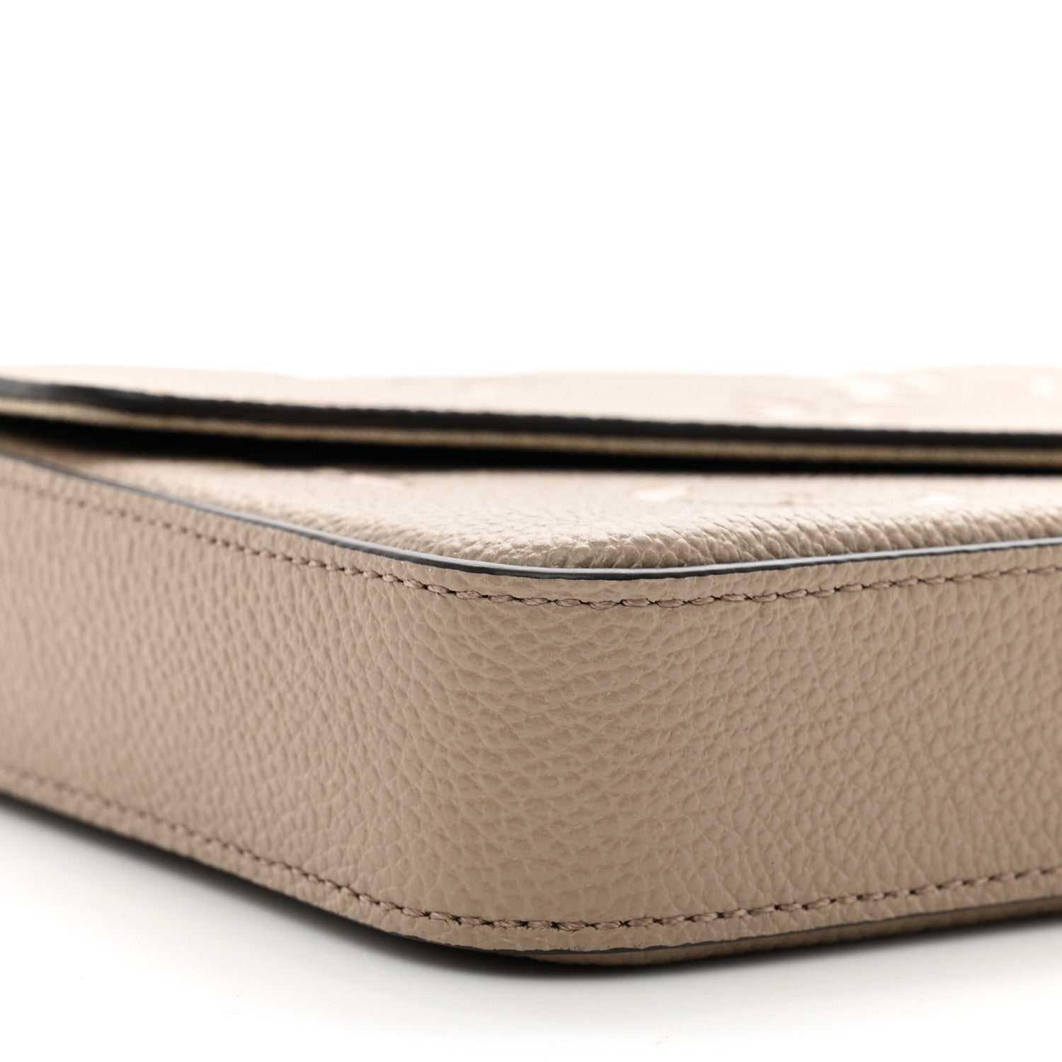 Louis Vuitton Empreinte Monogram Giant Felicie Pochette Tourterelle Creme 8 of 9