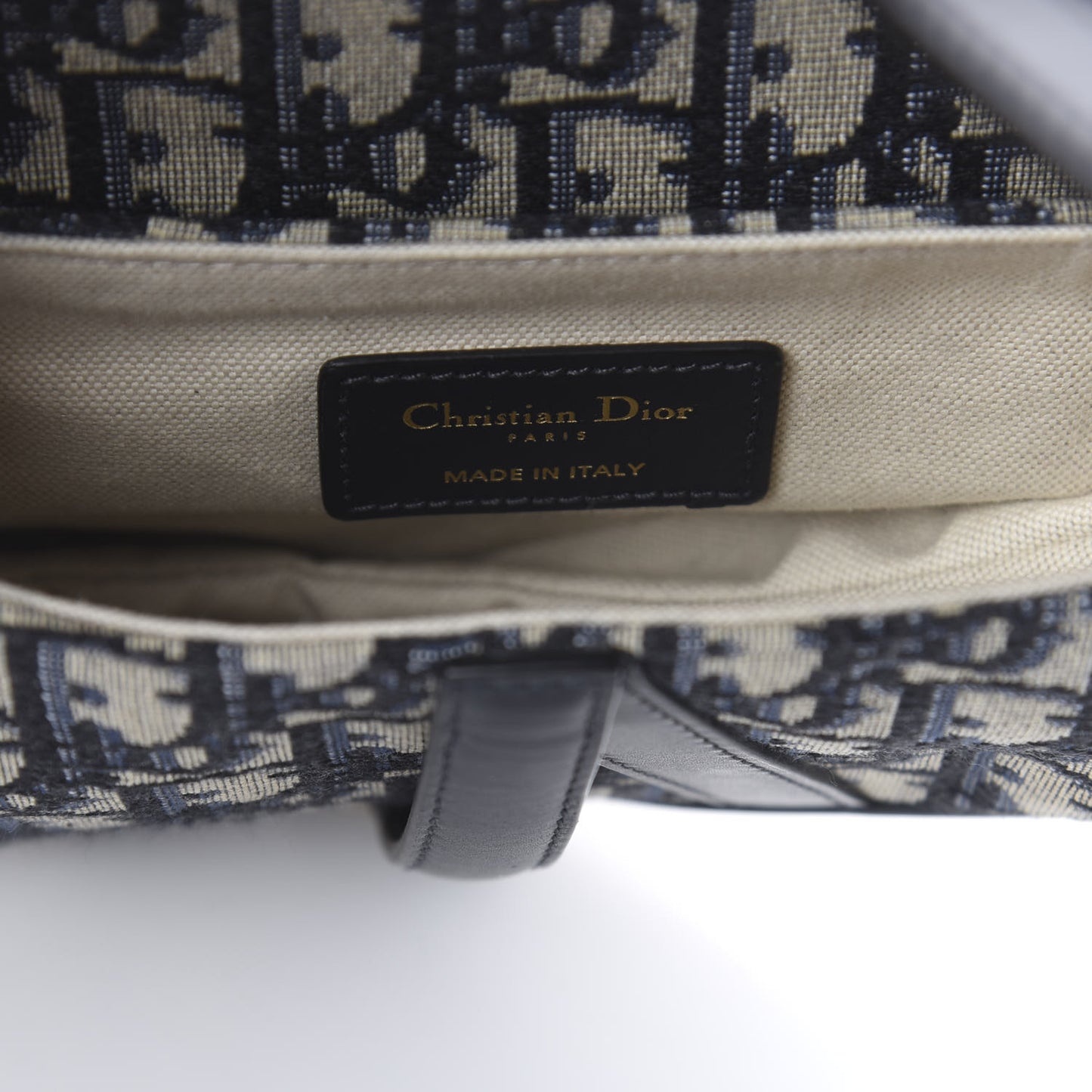 Oblique Mini Saddle Bag Blue