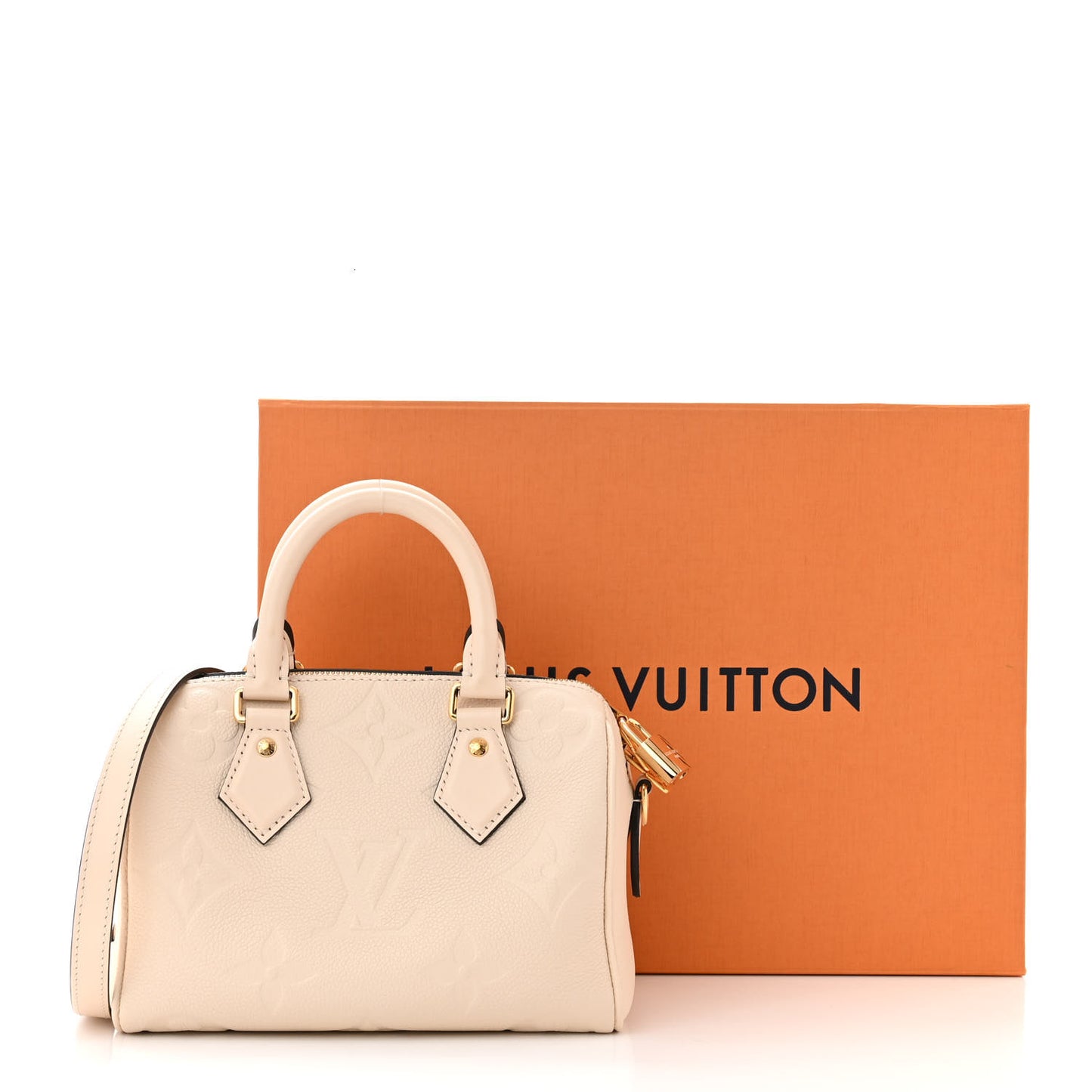 Empreinte Monogram Giant Speedy Bandouliere 20 Creme