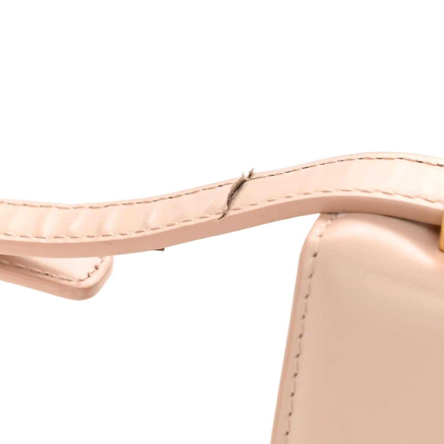 Bottega Veneta Spazzolato Calfskin Classic Mini BV Bag Nude 11 of 11