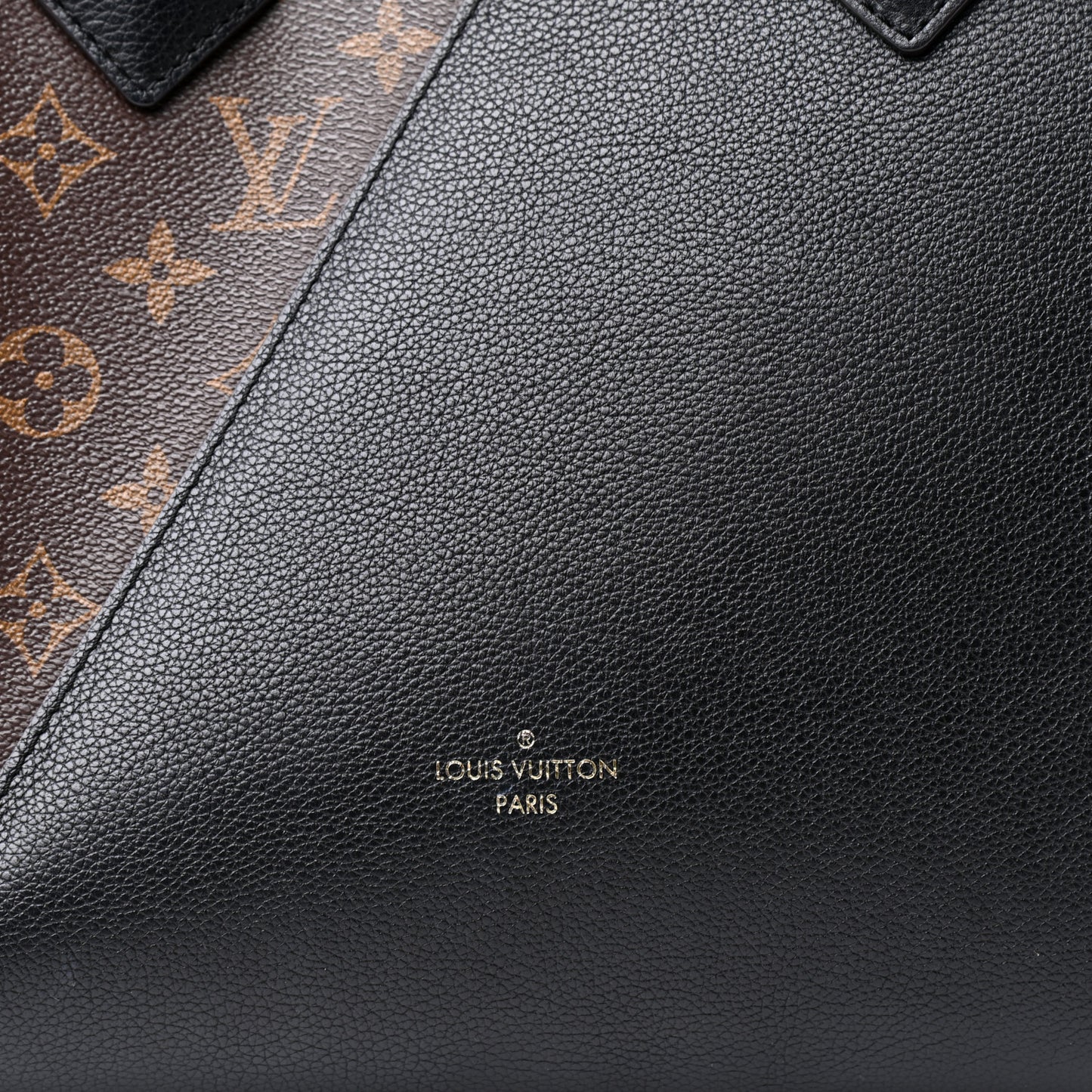 Calfskin Monogram Kimono Tote Black
