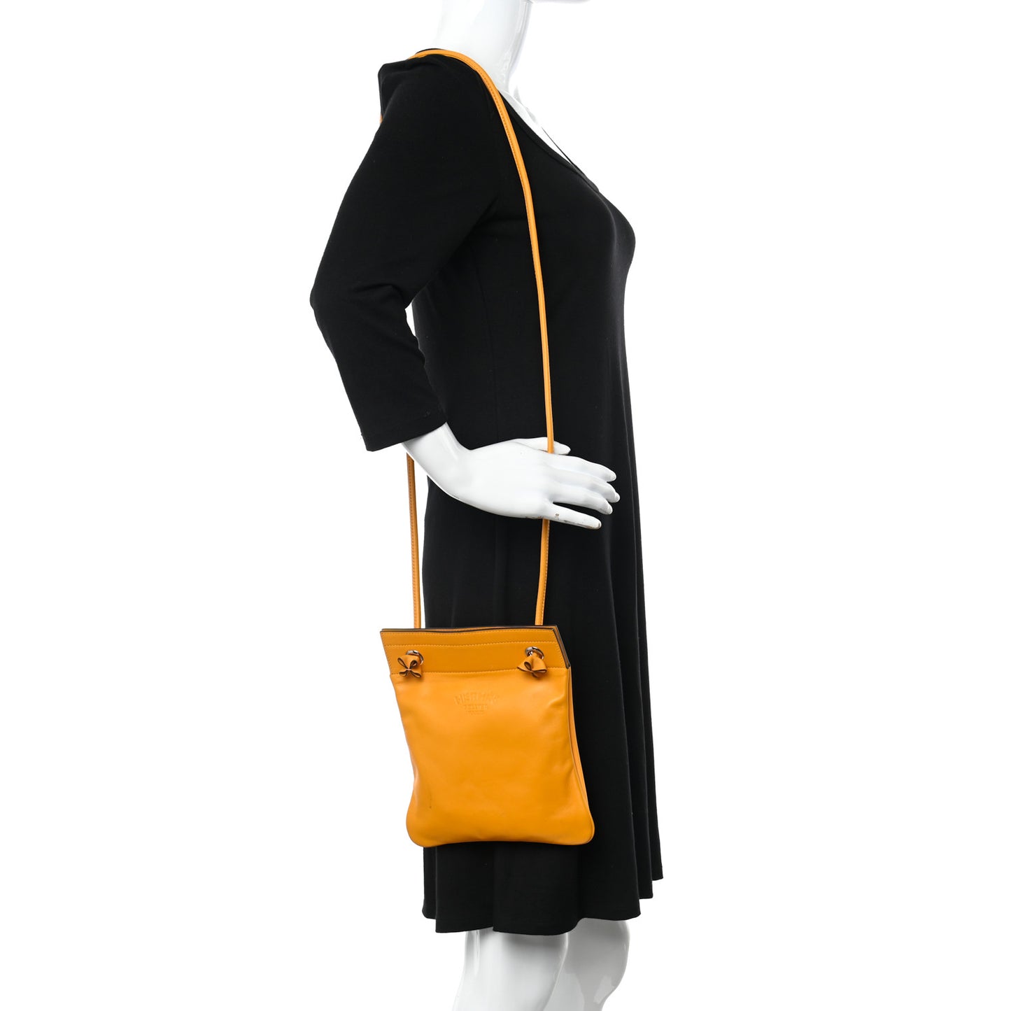 Milo Lambskin Swift Mini Aline Jaune D'or