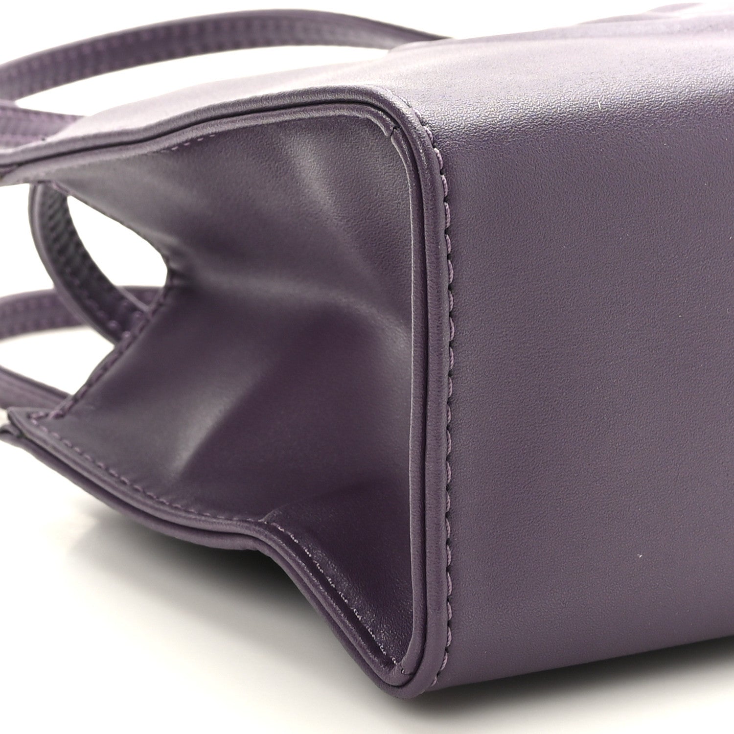 Telfar Vegan Leather Small Shopping Bag Eggplant 7 of 8