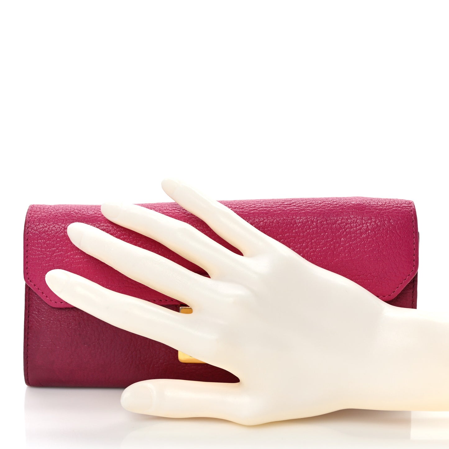 Goatskin Madras Wallet Peonia Ametista