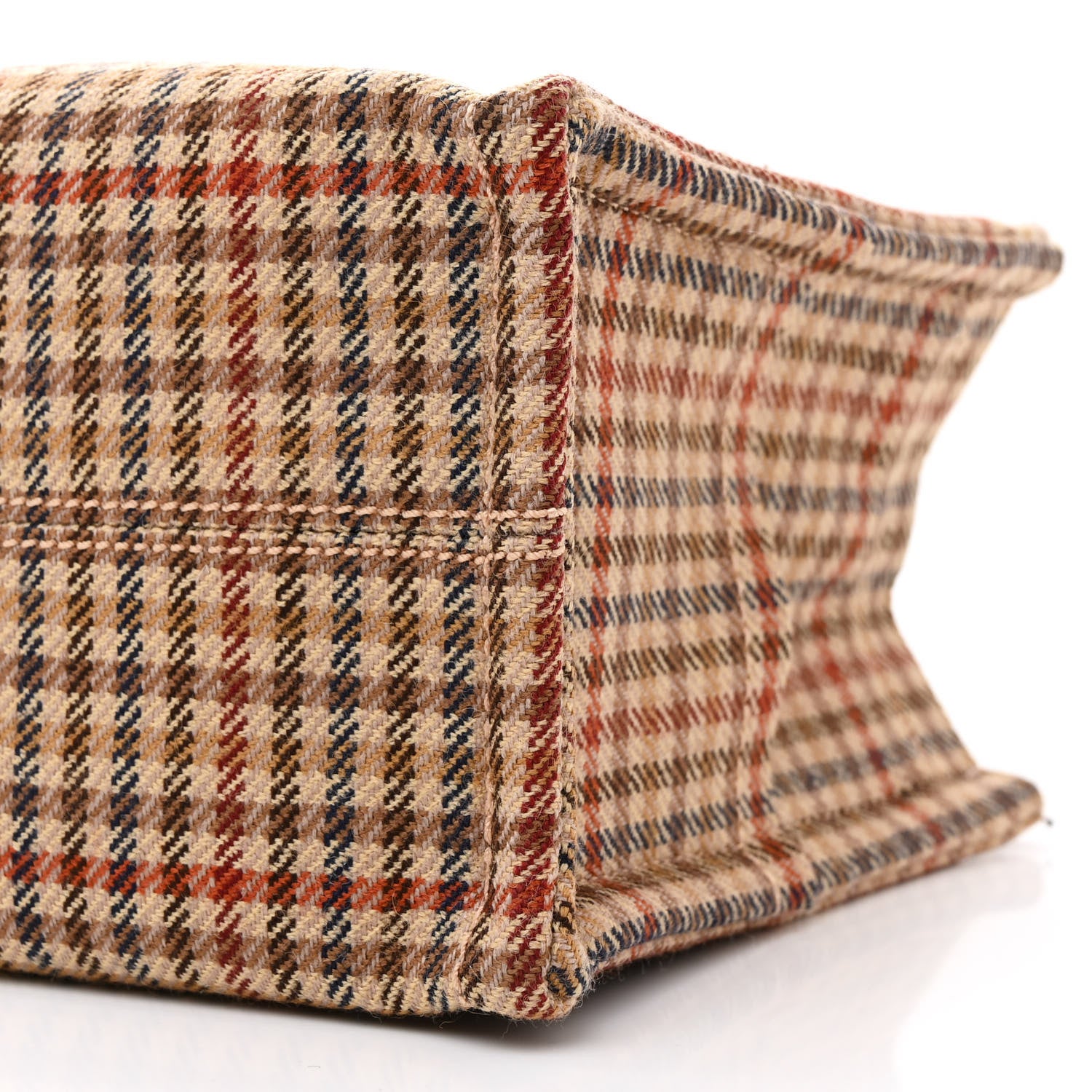 Celine Tweed Calfskin Triomphe Small Cabas Thais Multicolor 11 of 11