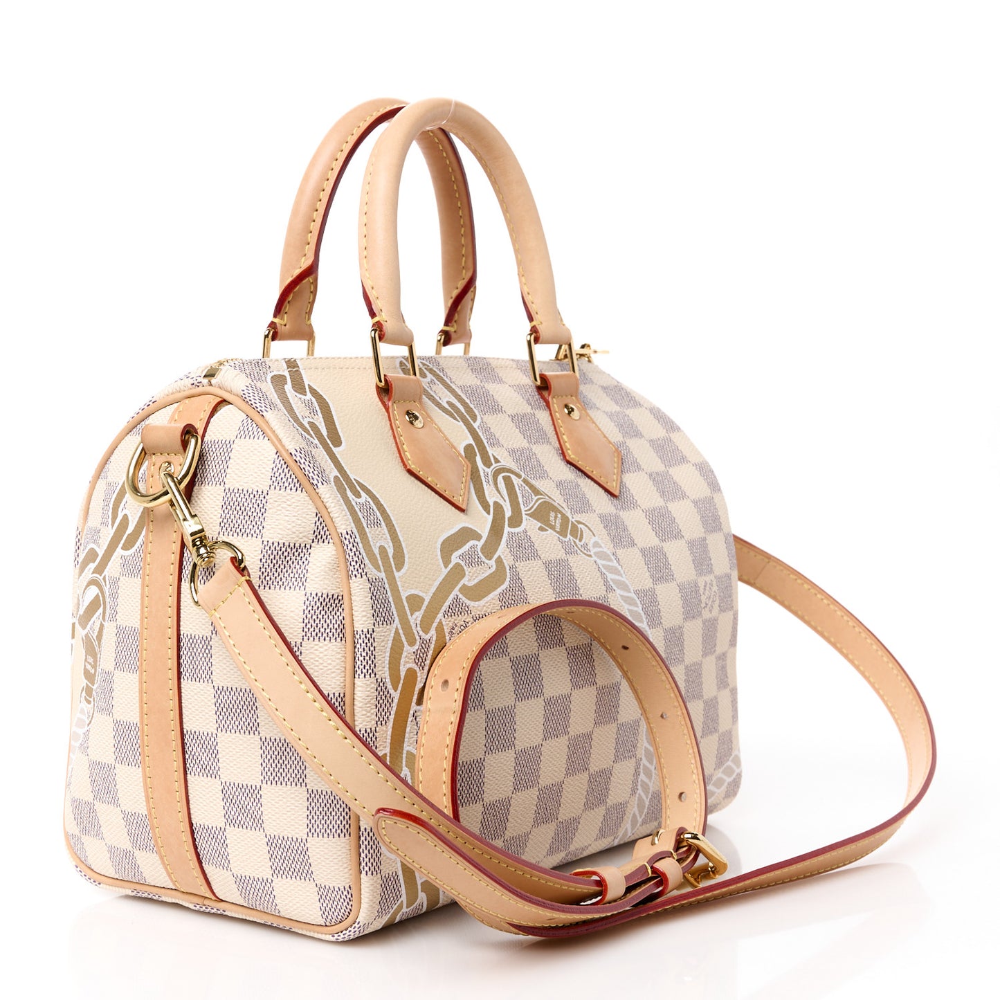 Damier Azur Nautical Speedy Bandouliere 25