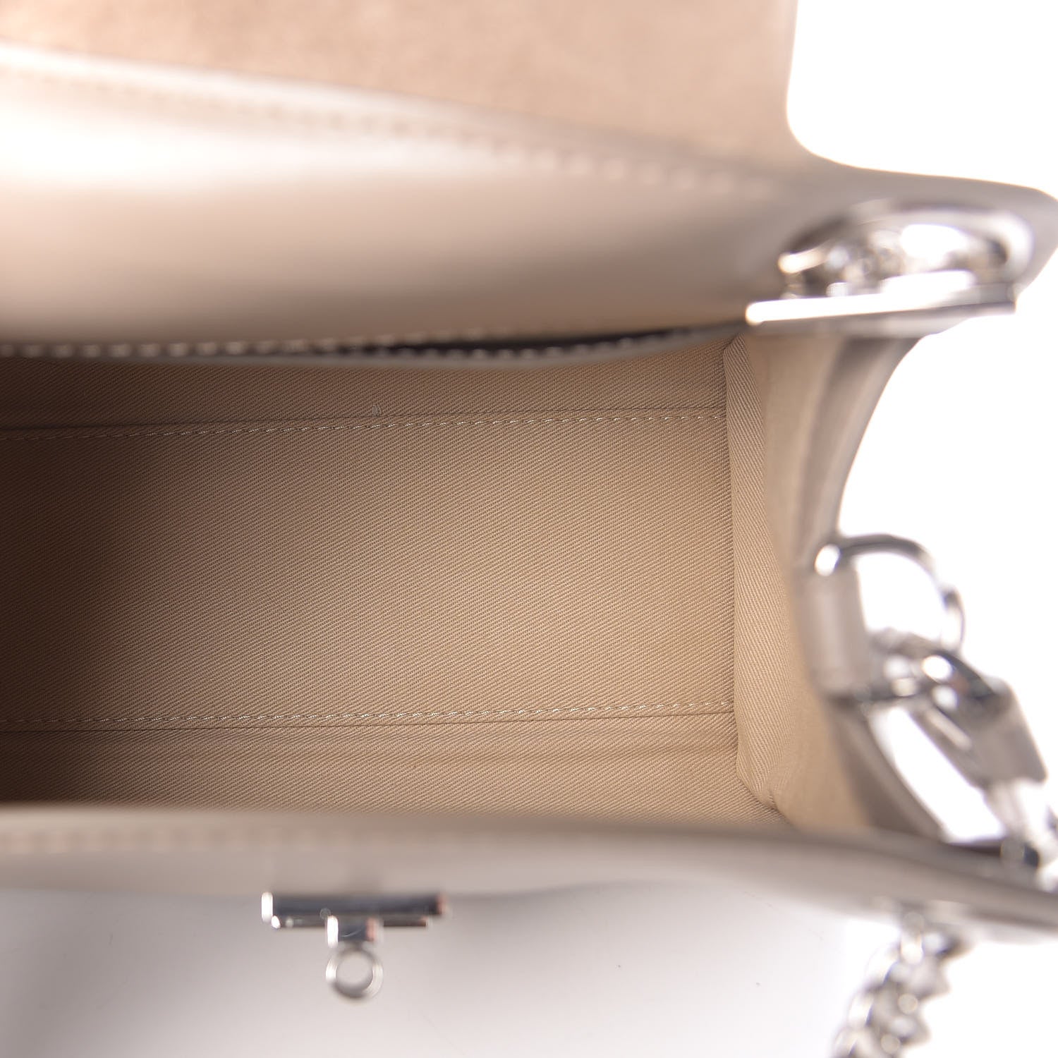 Chloe Shiny Calfskin Mini Annie Shoulder Bag Motty Grey 7 of 14