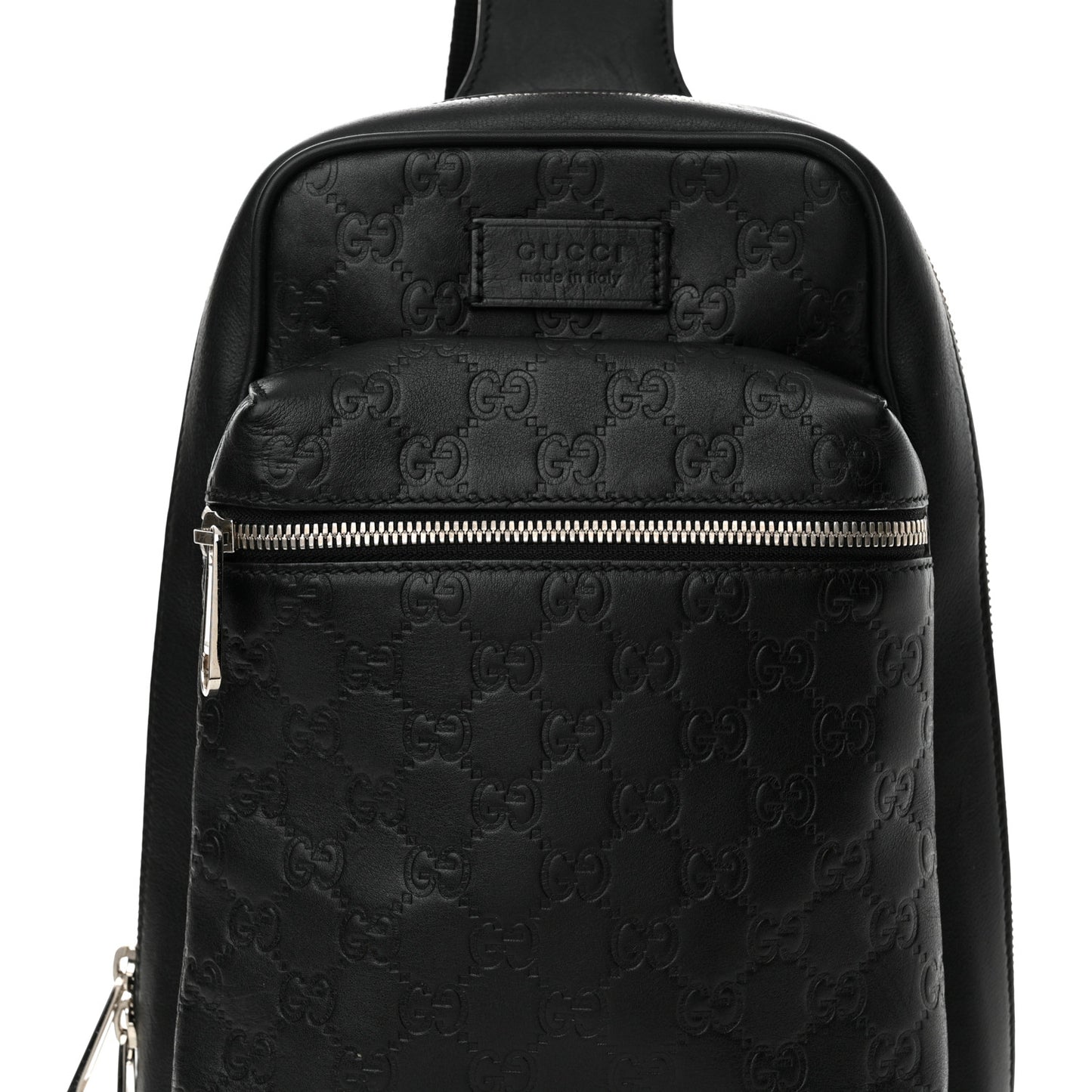 Guccissima Sling Backpack Black