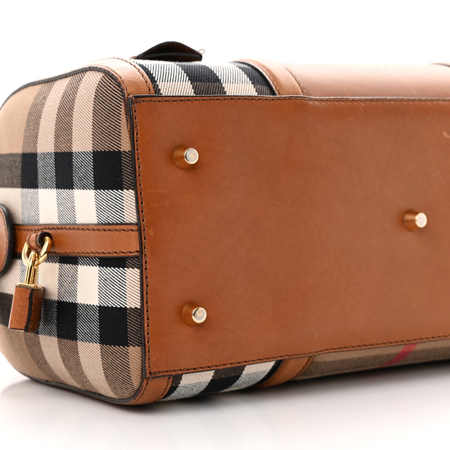 House Check Medium Alchester Bowling Bag Tan