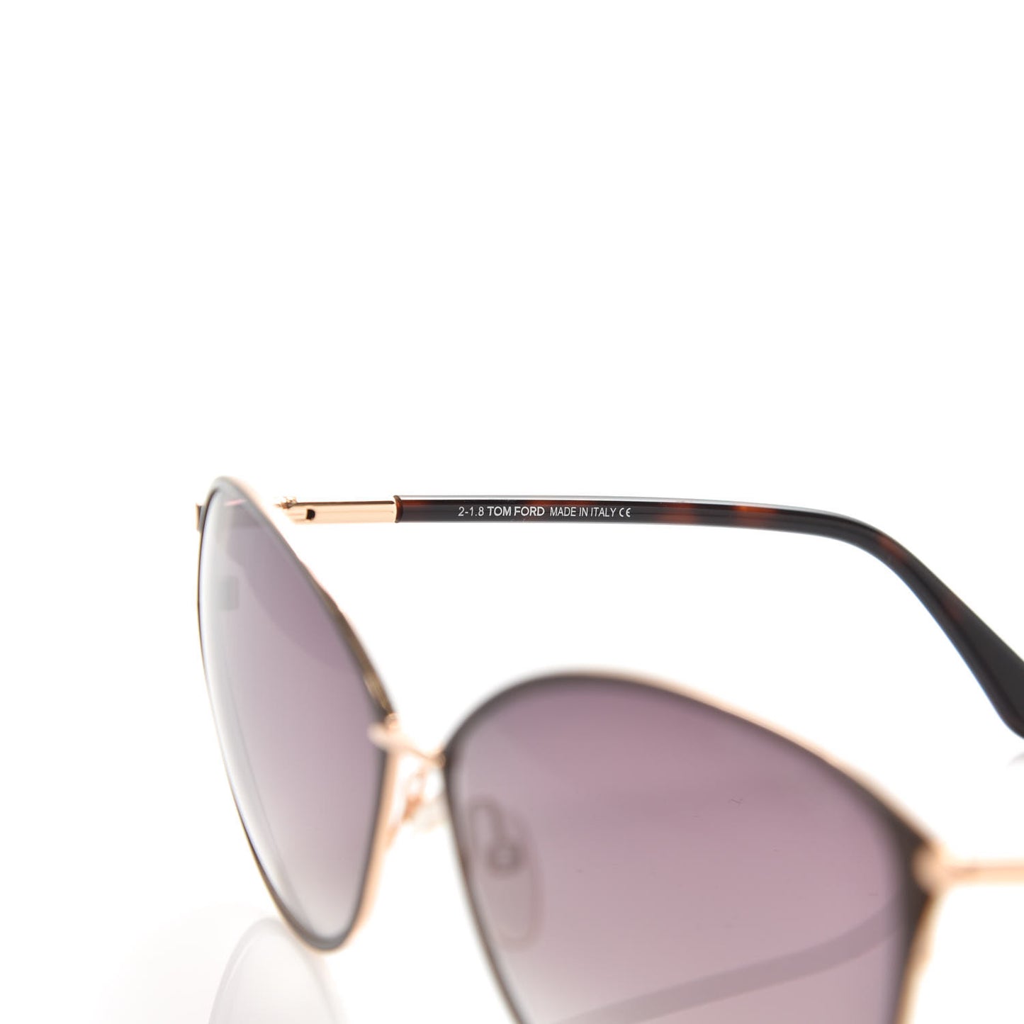 Penelope Vintage Round Sunglasses TF320 Brown