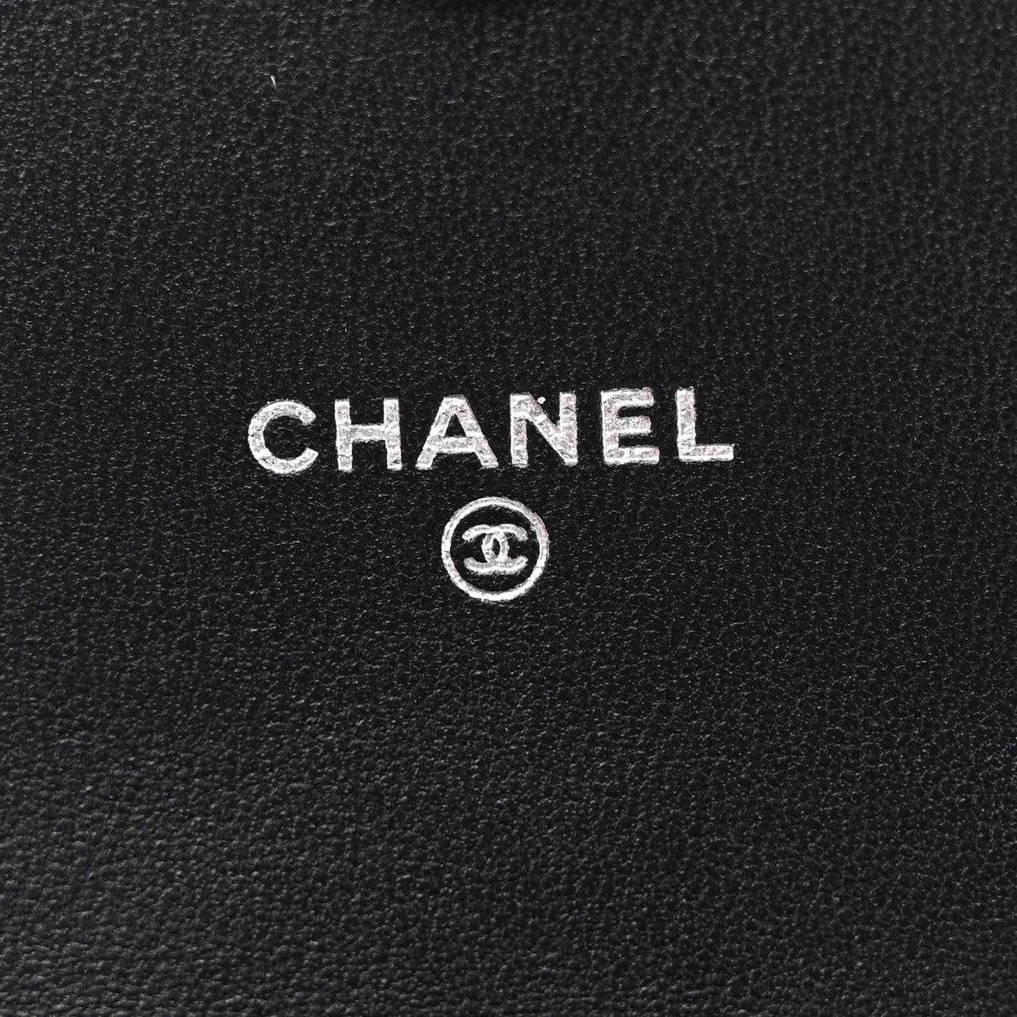 Lambskin Quilted CC Clutch on Chain WOC Black