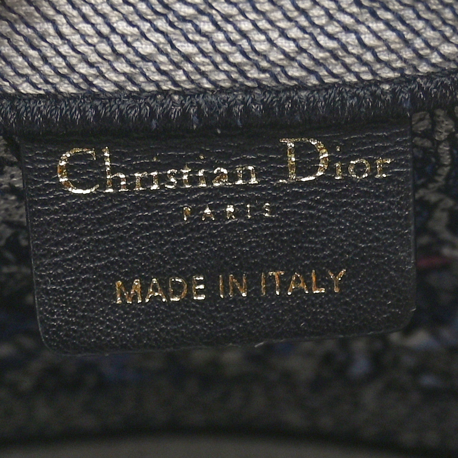 Christian Dior Canvas Embroidered Large Toile de Jouy Voyage Book Tote Blue Multicolor 6 of 10