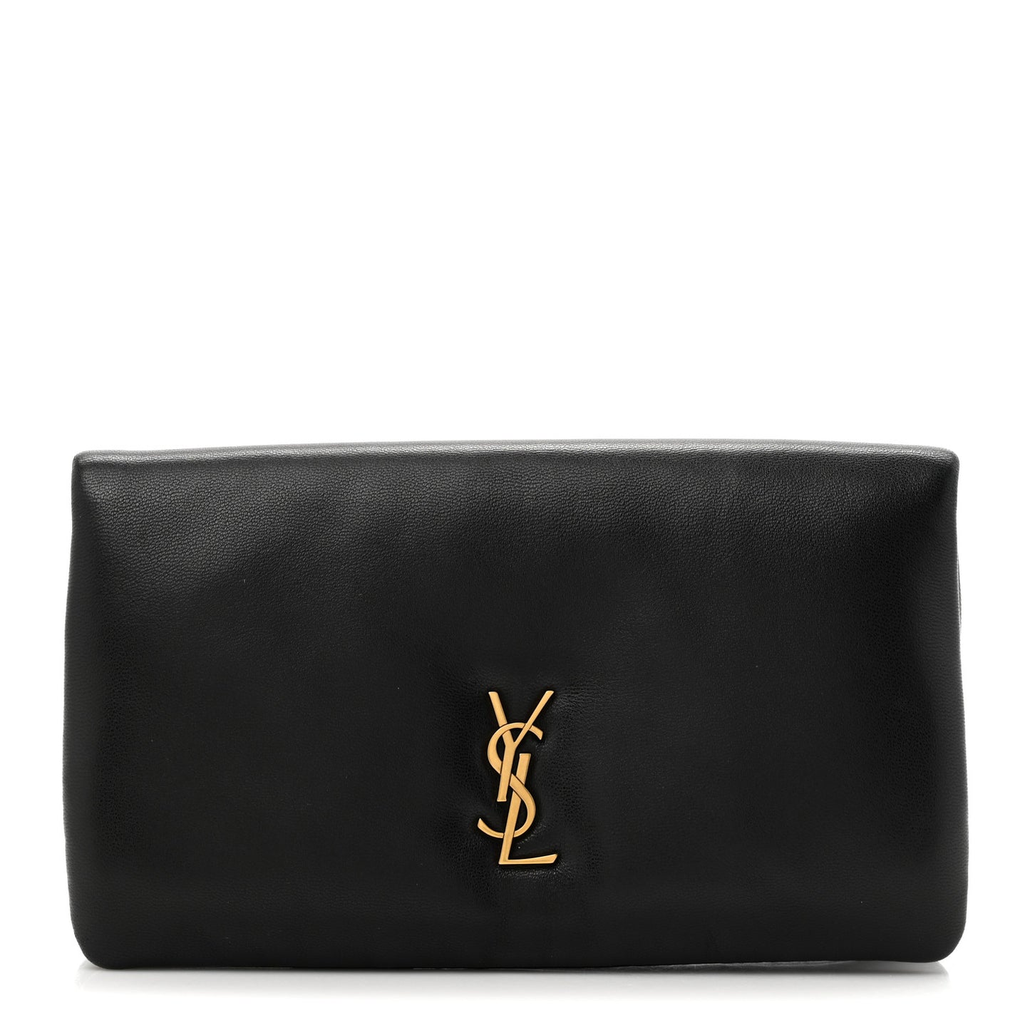 Lambskin Large Calypso Bi-Fold Wallet Black