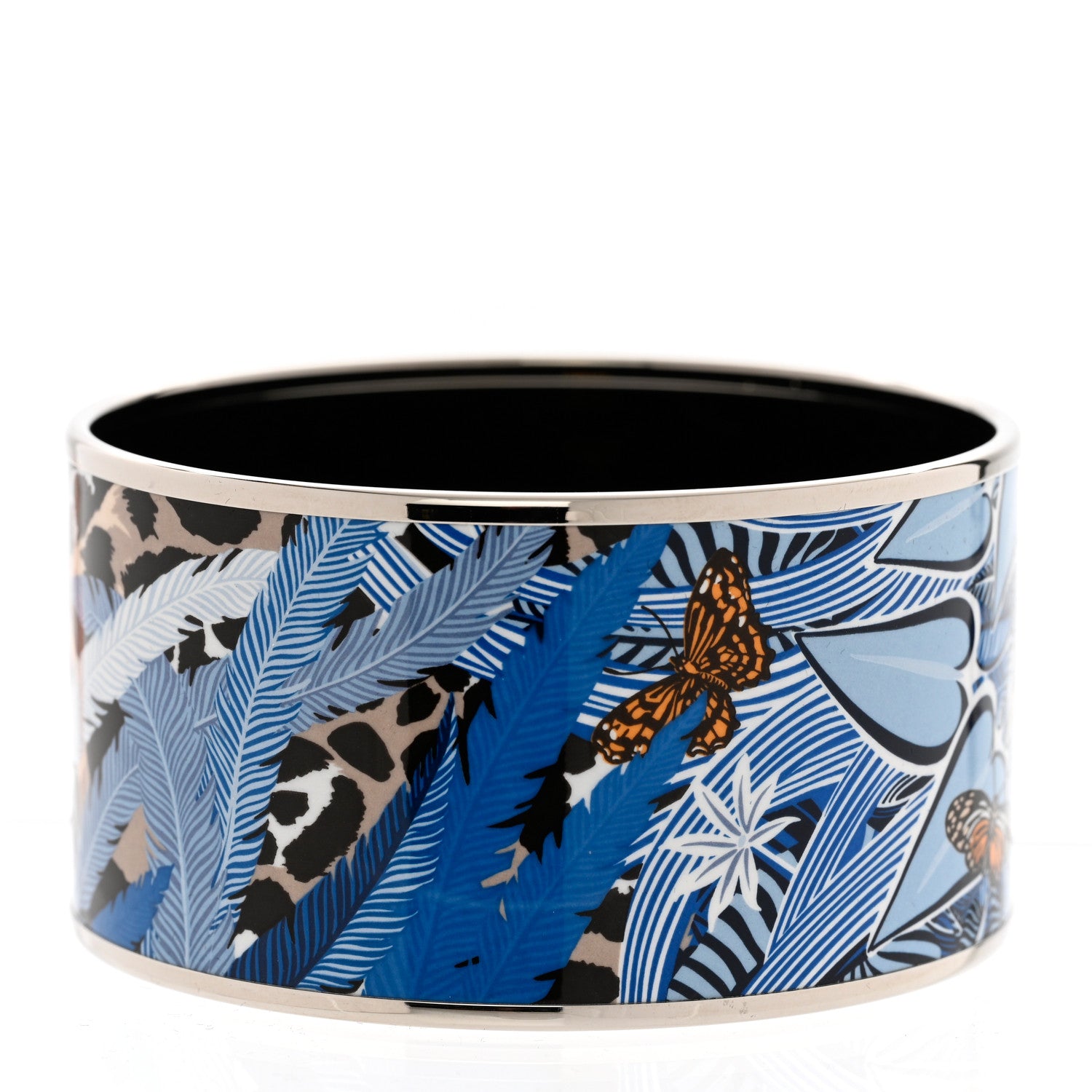Hermes Enamel Printed Extra Wide Bracelet 65 3 of 6