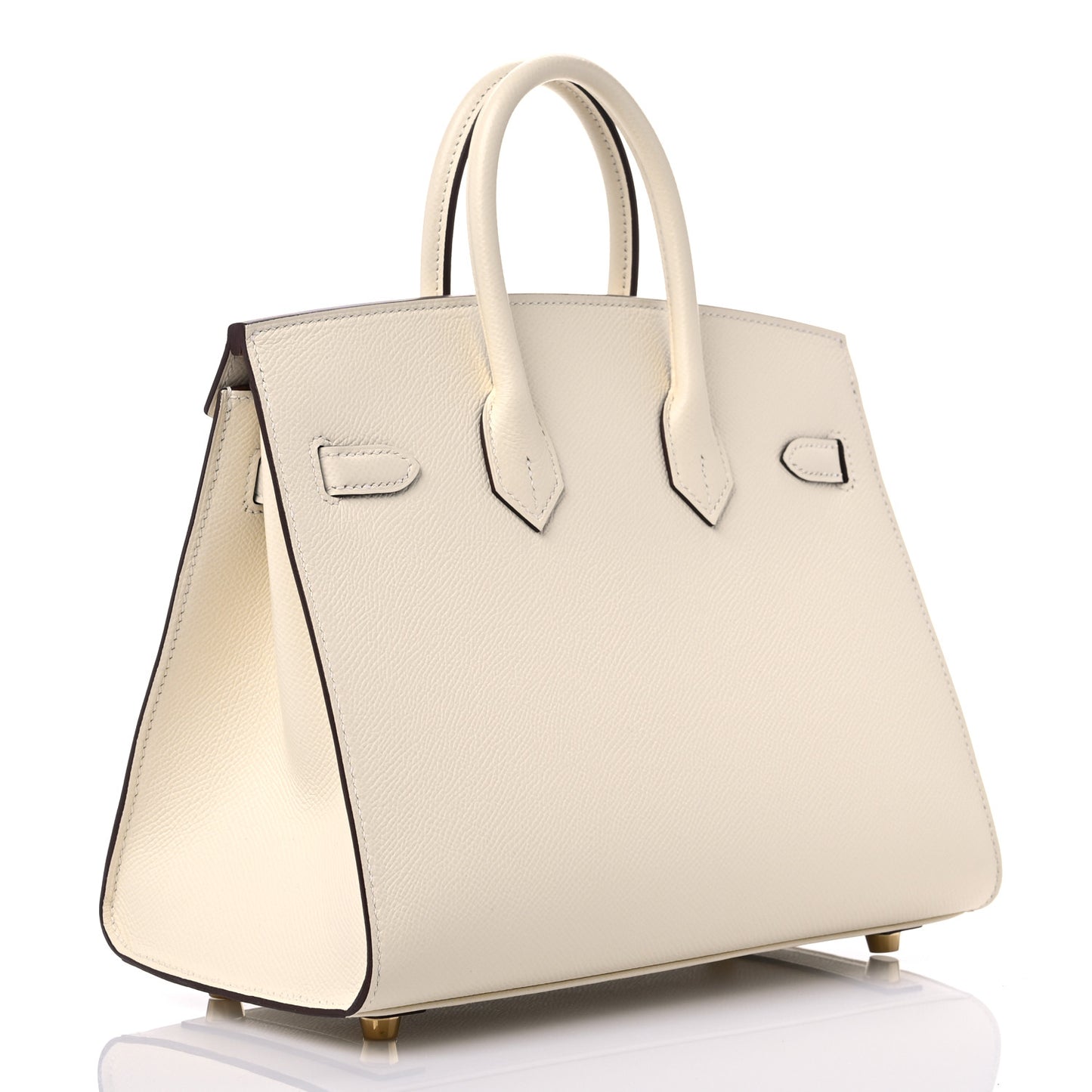 Epsom Horseshoe Birkin Sellier 25 Nata Toffee