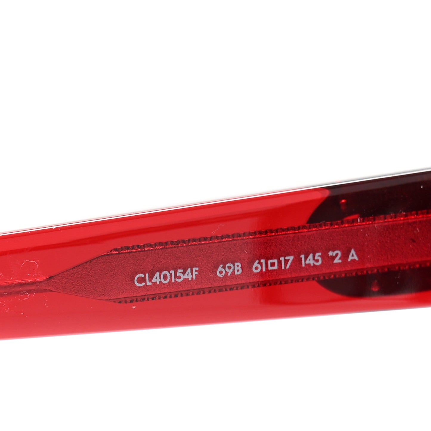 Acetate Maillon Triomphe Sunglasses CL40154I Burgundy