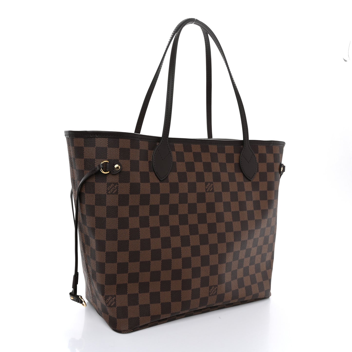 Damier Ebene Neo Neverfull MM Rose Ballerine