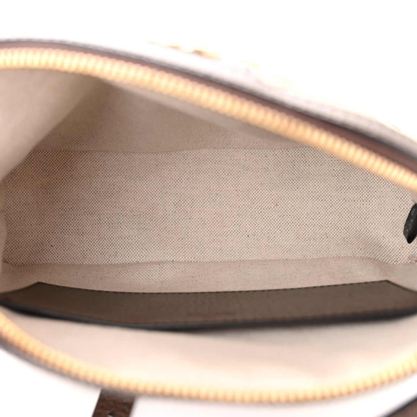 Monogram Jumbo GG Textured Dollar Calfskin Web Small Ophidia Dome Shoulder Bag Camel Ebony New Acero